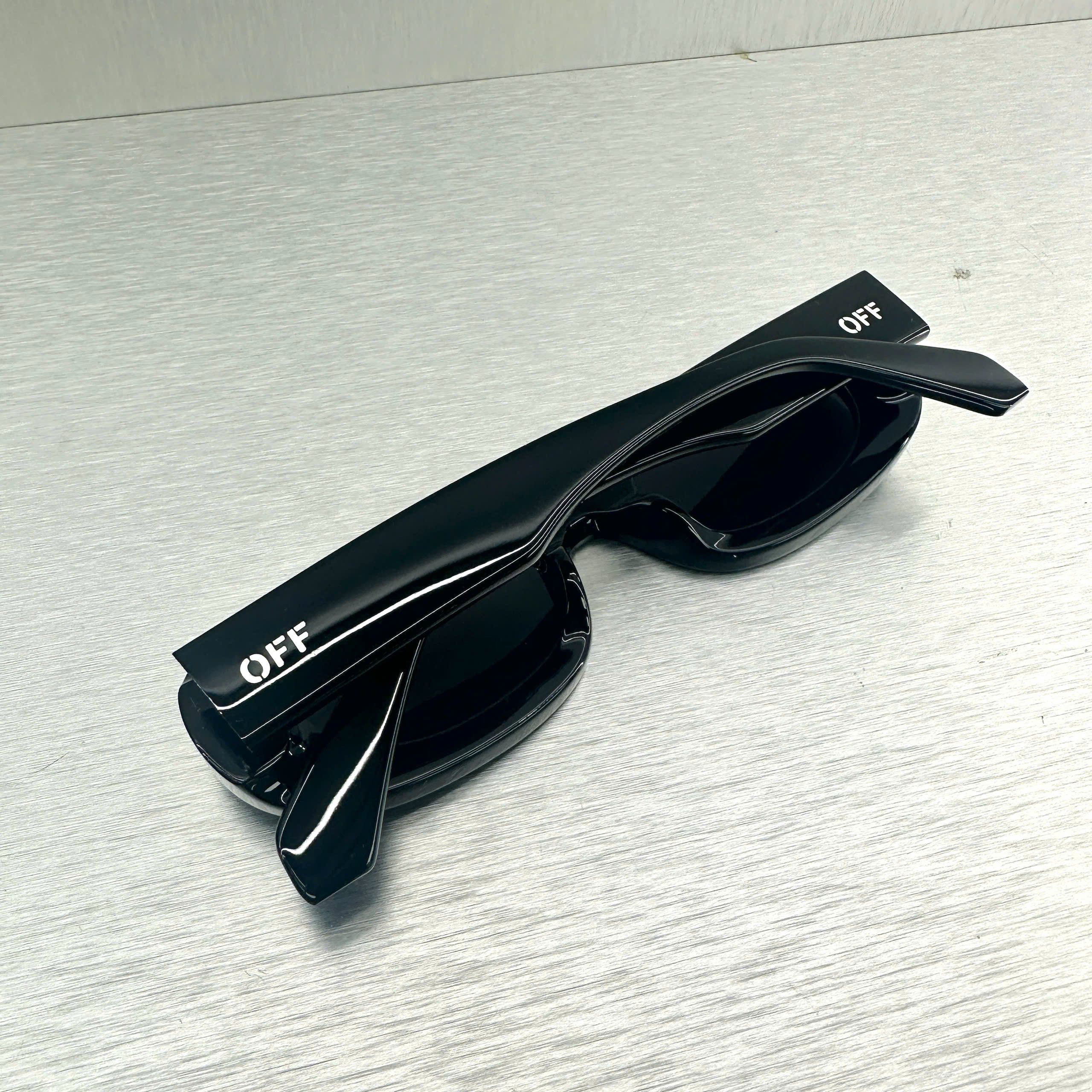 Off-White OFF WHITE Amalfi Oval-Frame Sunglasses BLACK Size ONE SIZE - 3 Thumbnail