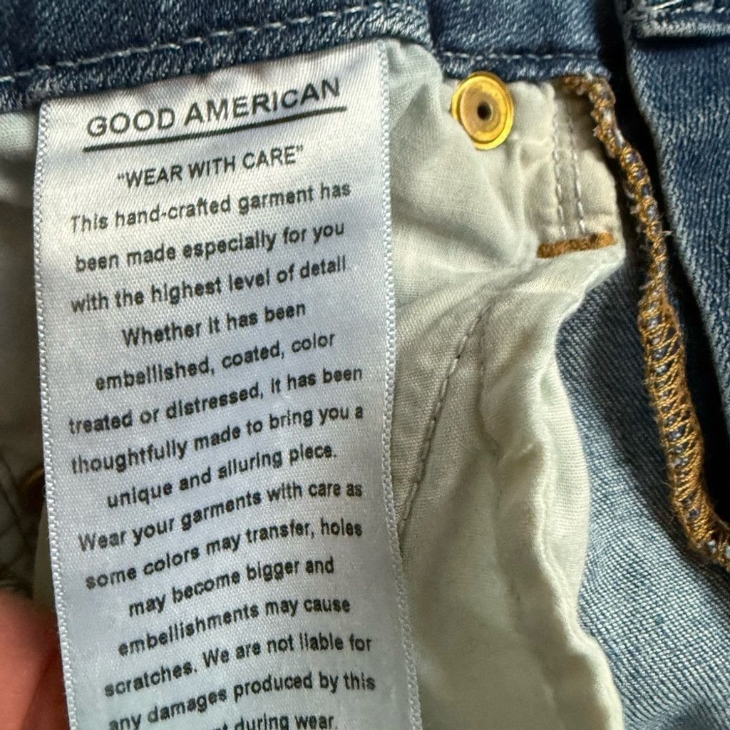 Good American Good American Blue Skinny Good Legs Jeans Classic Denim Size 24" / US 00 / IT 34 - 5 Thumbnail