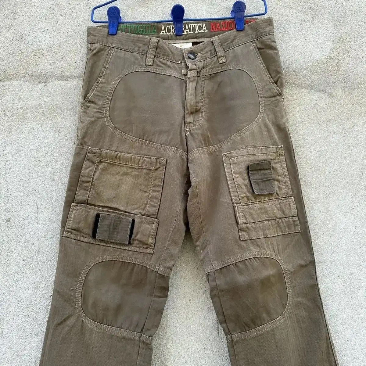 Aeronautica Militare 💥 STEALS 💥 AERONAUTICA MILITARE TROUSERS MULTIPOCKET CARGO Size US 32 / EU 48 - 3 Thumbnail