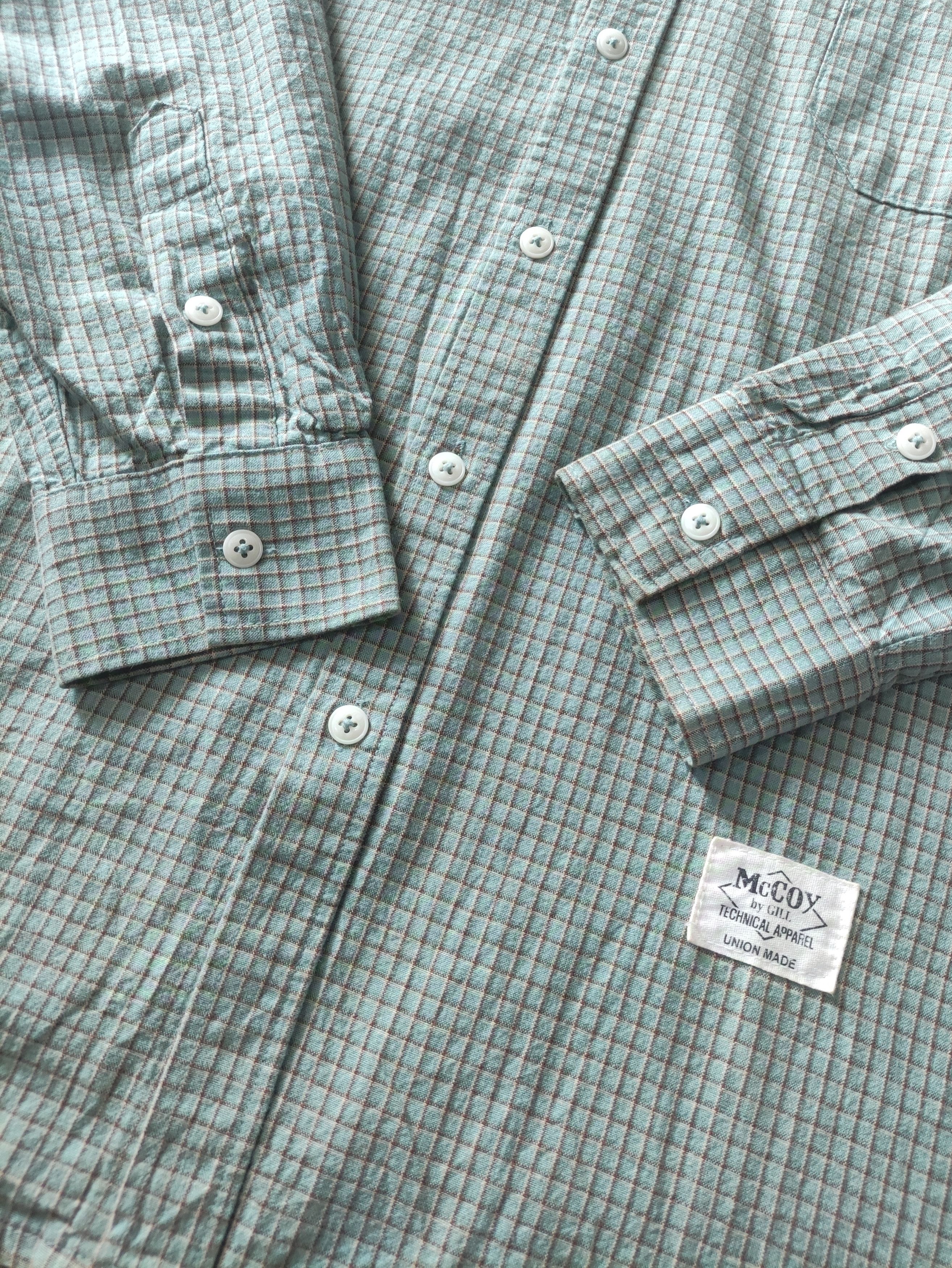 Japanese Brand × The Real McCoy's MCCOY BY GILL TECHNICAL APPAREL UNION MADE LS SHIRT Size US XL / EU 56 / 4 - 2 Thumbnail