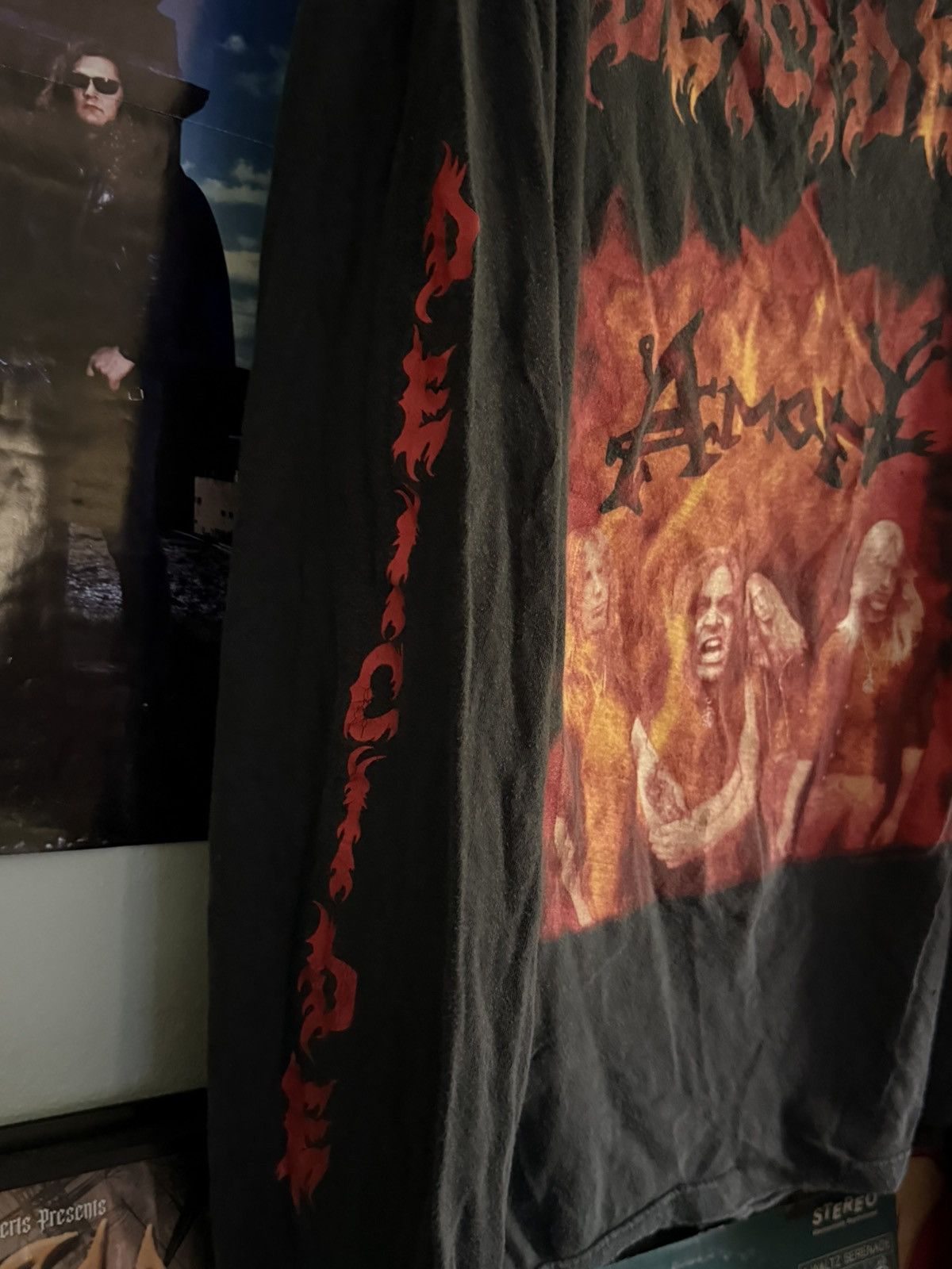 Band Tees Vintage Deicide Amon Feasting LS Deathmetal Shirt 1993 Size US XL / EU 56 / 4 - 2 Thumbnail