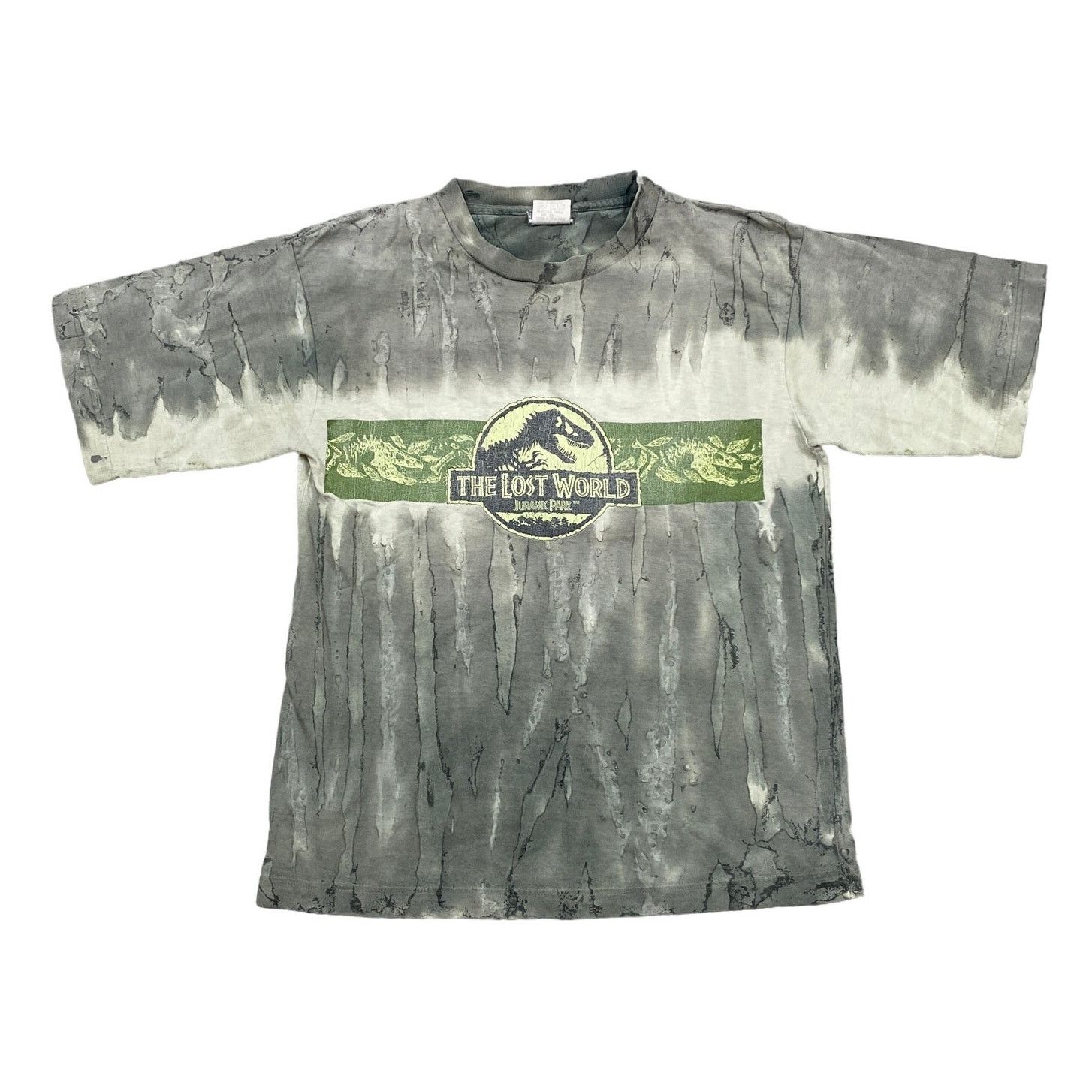 Vintage VTG 90s Jurassic Park The Lost World Tie Dye AOP Shirt Sm Size US S / EU 44-46 / 1 - 1 Thumbnail