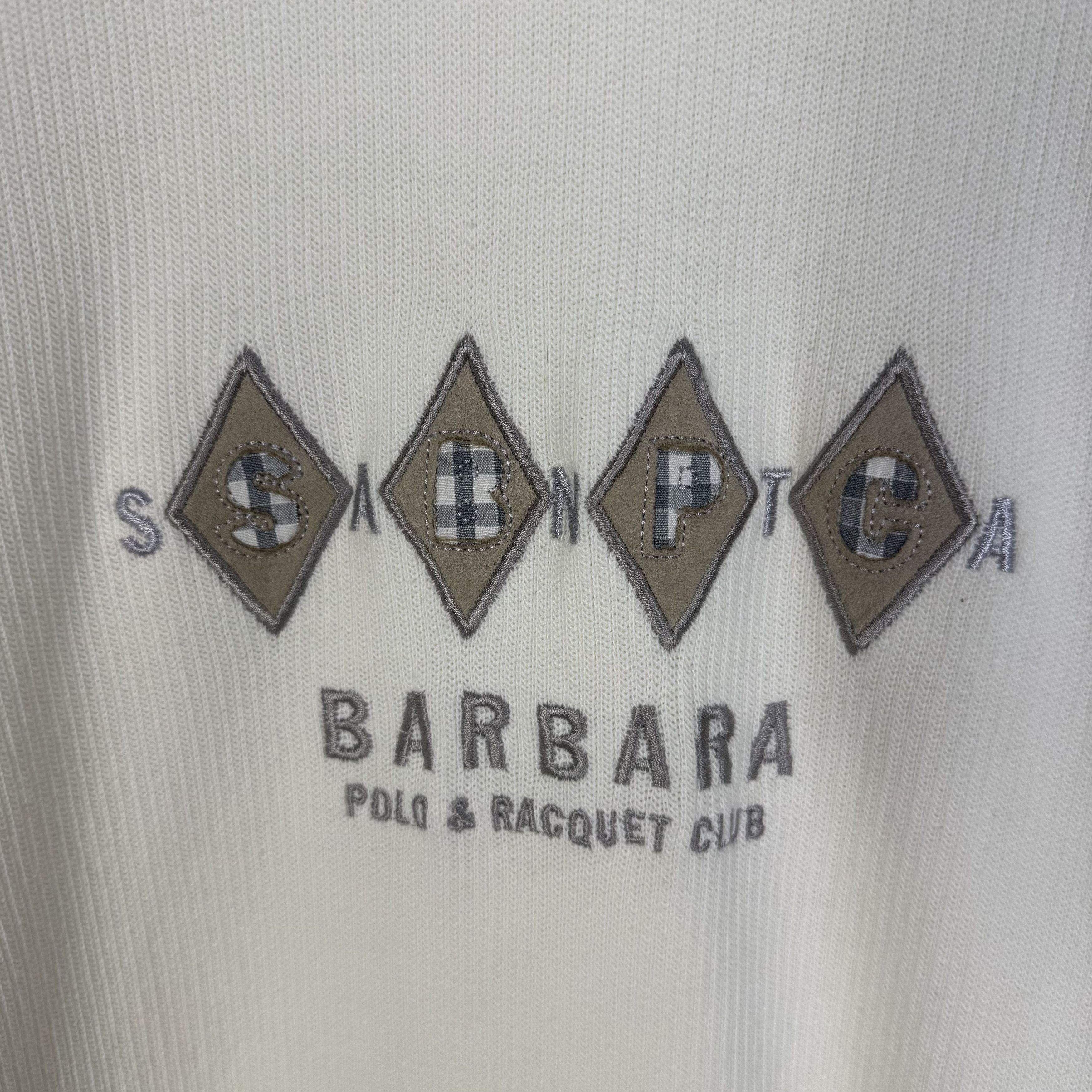 Vintage Santa Barbara Polo Racquet Club Sweatshirt Crewneck Size US L / EU 52-54 / 3 - 3 Thumbnail