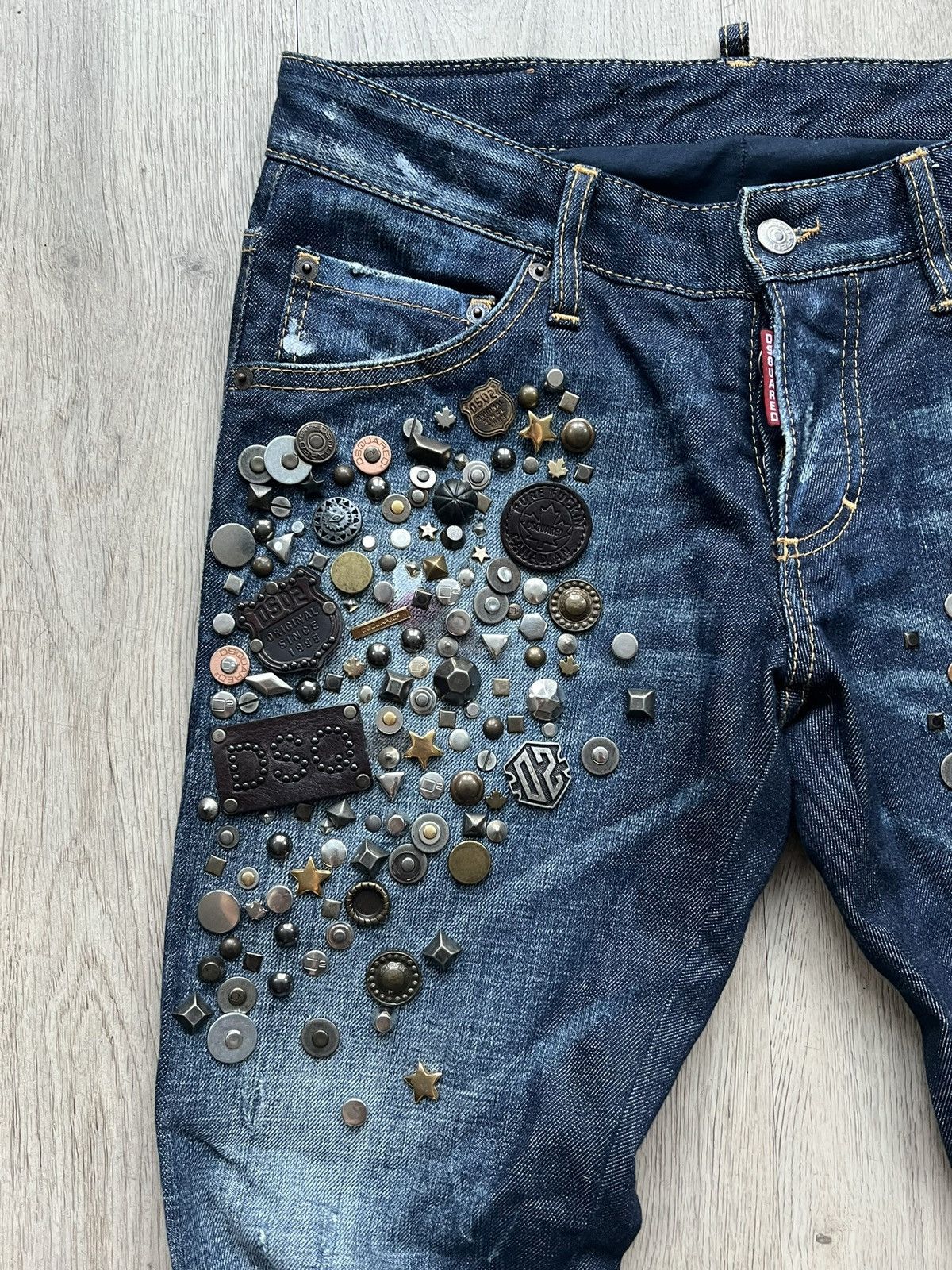Dsquared2 Dsquared2 FW 12/13 pin studded jeans Size US 30 / EU 46 - 3 Thumbnail