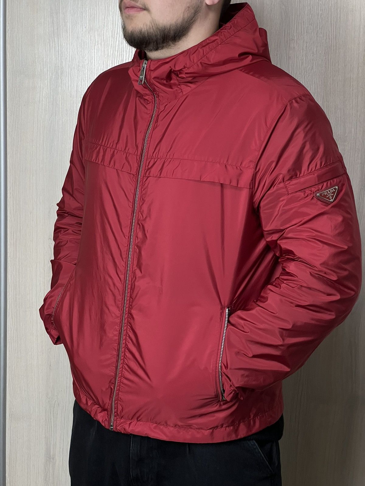 Prada Prada SGA 466 Windbreaker Jacket Size US L / EU 52-54 / 3 - 2 Thumbnail