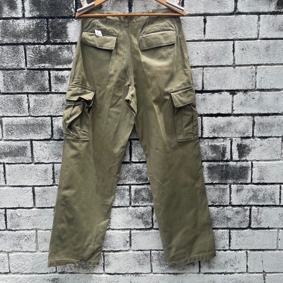 Japanese Brand × Vintage Size 30 Cargo Pant Army Pant in Khaki Size US 30 / EU 46 - 4 Thumbnail