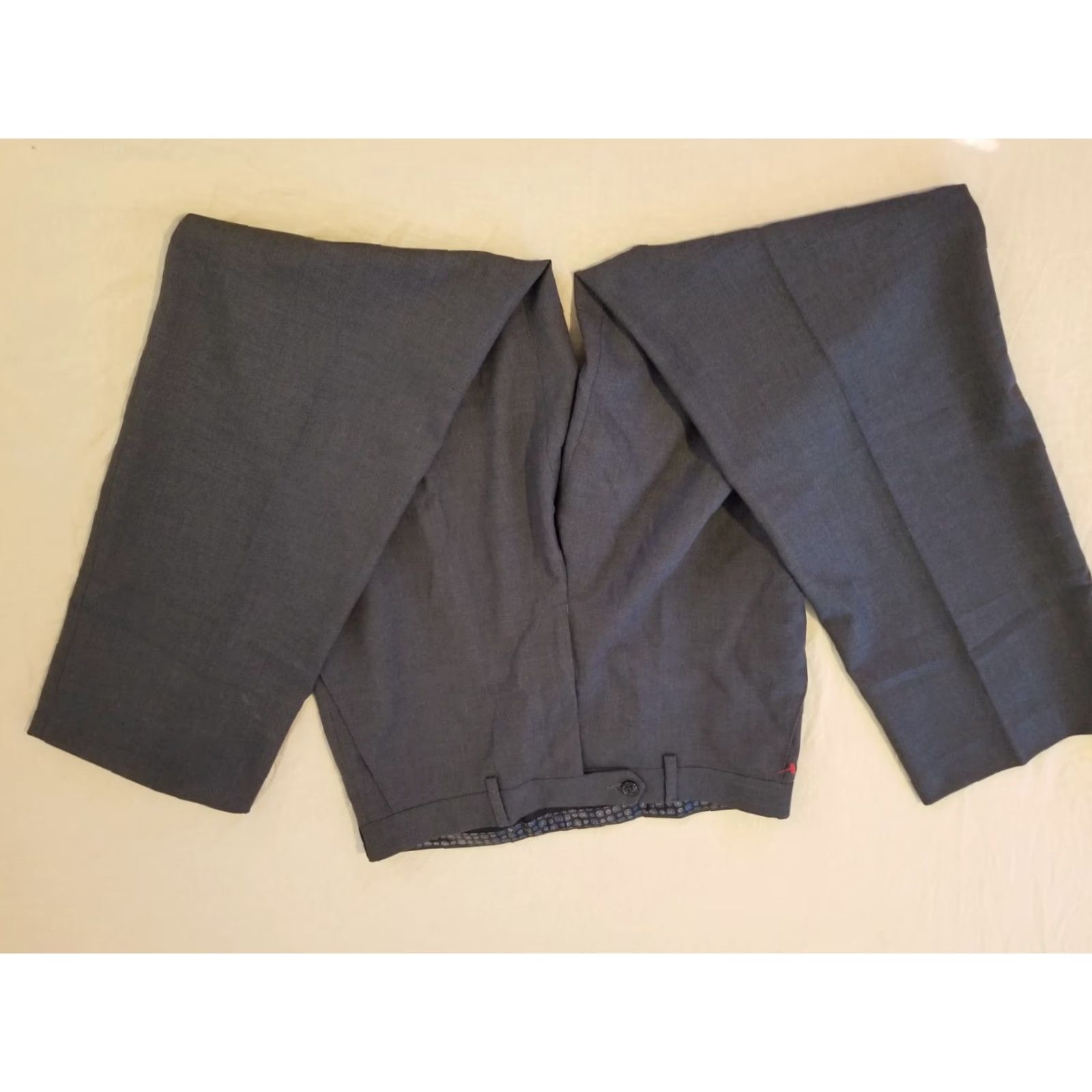 Michael Kors Michael Kors Mens Dress Pants 33x32 Grey Slack Chino Trouser Khaki Gray Size US 33 - 3 Thumbnail