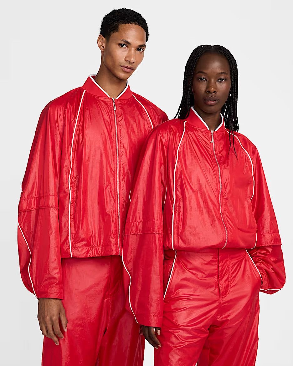 Nike Nike x Jacquemus Adult Unisex Track Jacket University Red Size US L / EU 52-54 / 3 - 1 Thumbnail