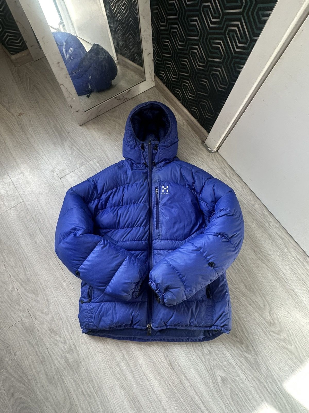 Haglofs Haglofs Puffer Jacket 700 Goose Down Gorpcore Outdoor Style Size US L / EU 52-54 / 3 - 3 Thumbnail
