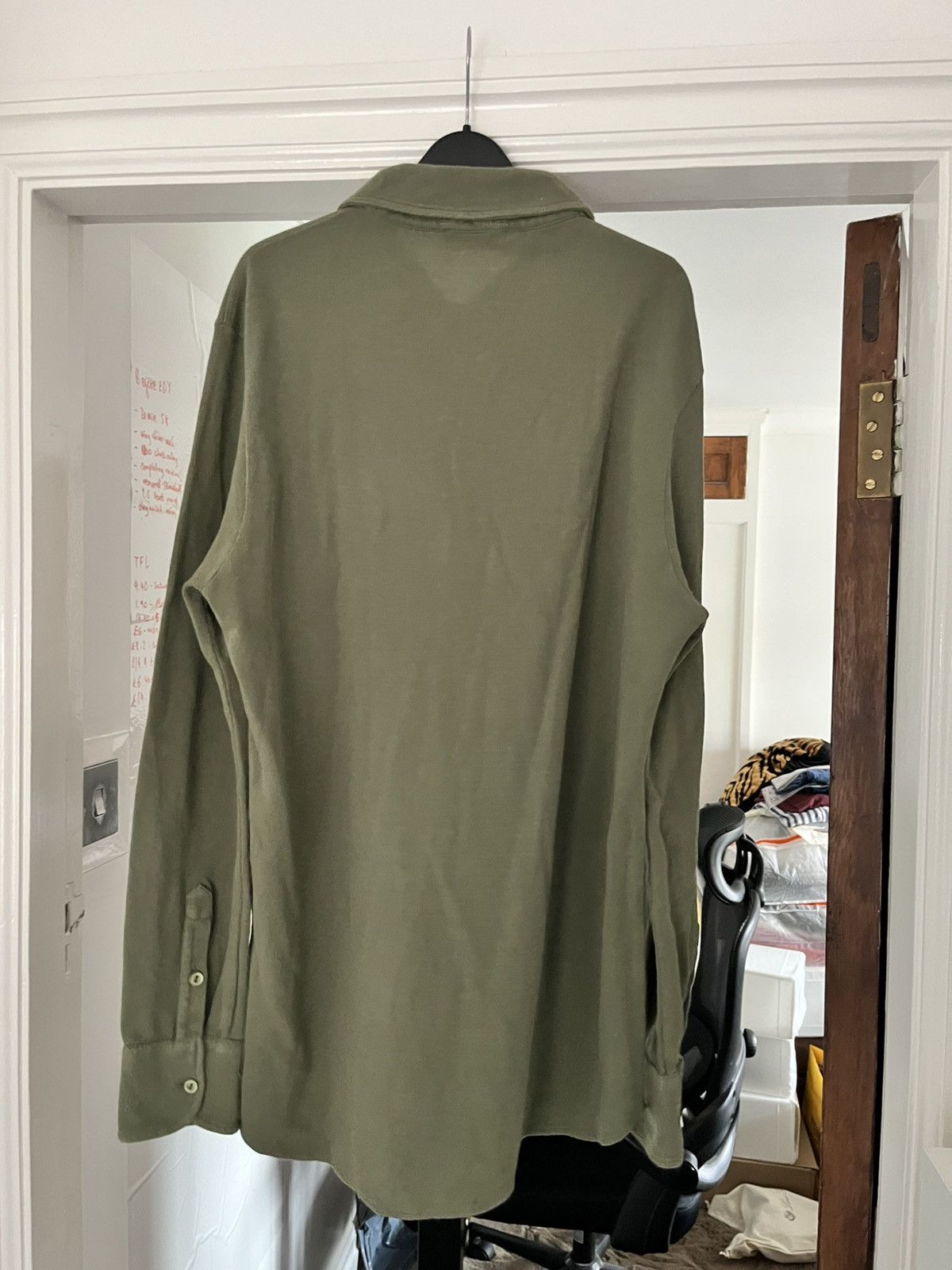 Loro Piana Loro Piana Green cashmere cotton long sleeve polo sizemedium Size US M / EU 48-50 / 2 - 5 Thumbnail