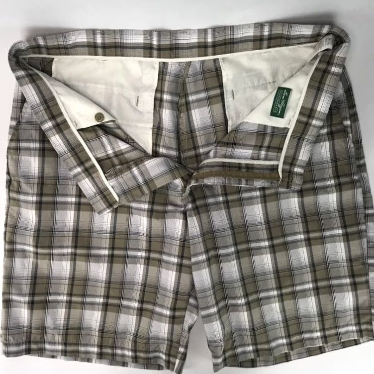 Hogan Ben Hogan Performance Golf Shorts Mens Size 40 Flat Front Plaid Multicolor Size US 40 / EU 56 - 5 Thumbnail
