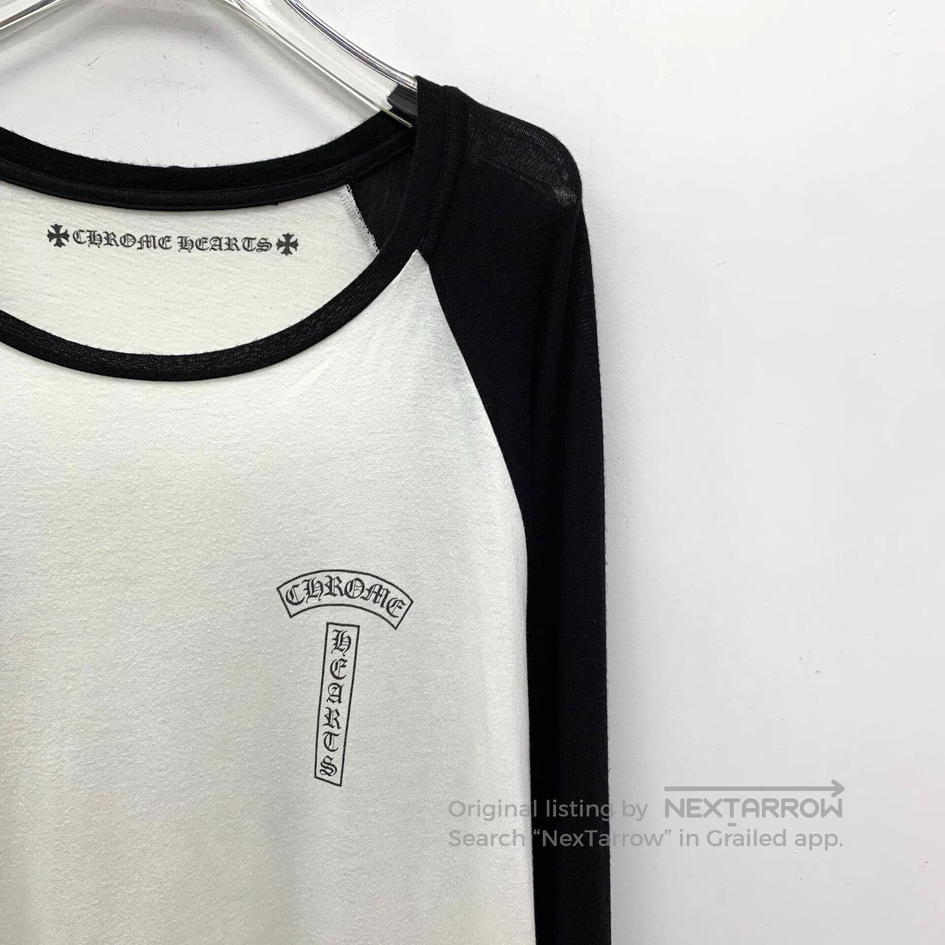 Chrome Hearts CHROME HEARTS White Horsehoe Arm Sanskrit Printed Cotton C Size US L / EU 52-54 / 3 - 3 Thumbnail