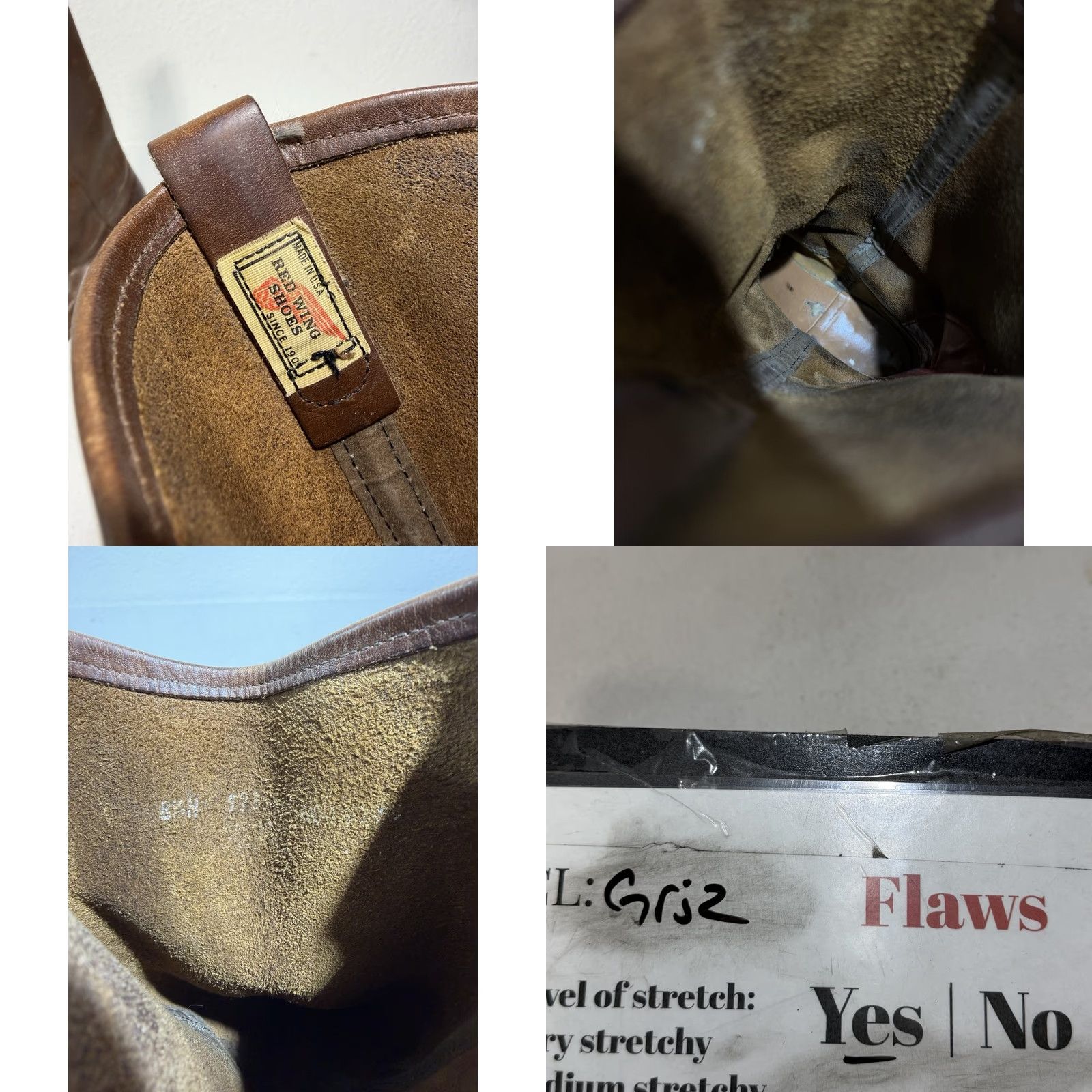 Arrow VINTAGE Red Wing Shoes Boots Men’s 8.5N Brown Leather Pull-On Western Cowboy Mids Size US 9 / EU 42 - 9 Thumbnail