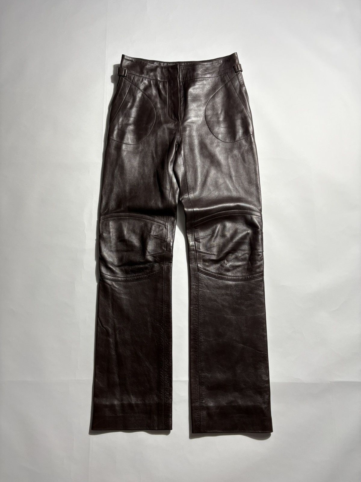 Louis Vuitton VINTAGE LOUIS VUITTON BIKER LEATHER PANTS Size 25" / US 0 / IT 36 - 1 Thumbnail