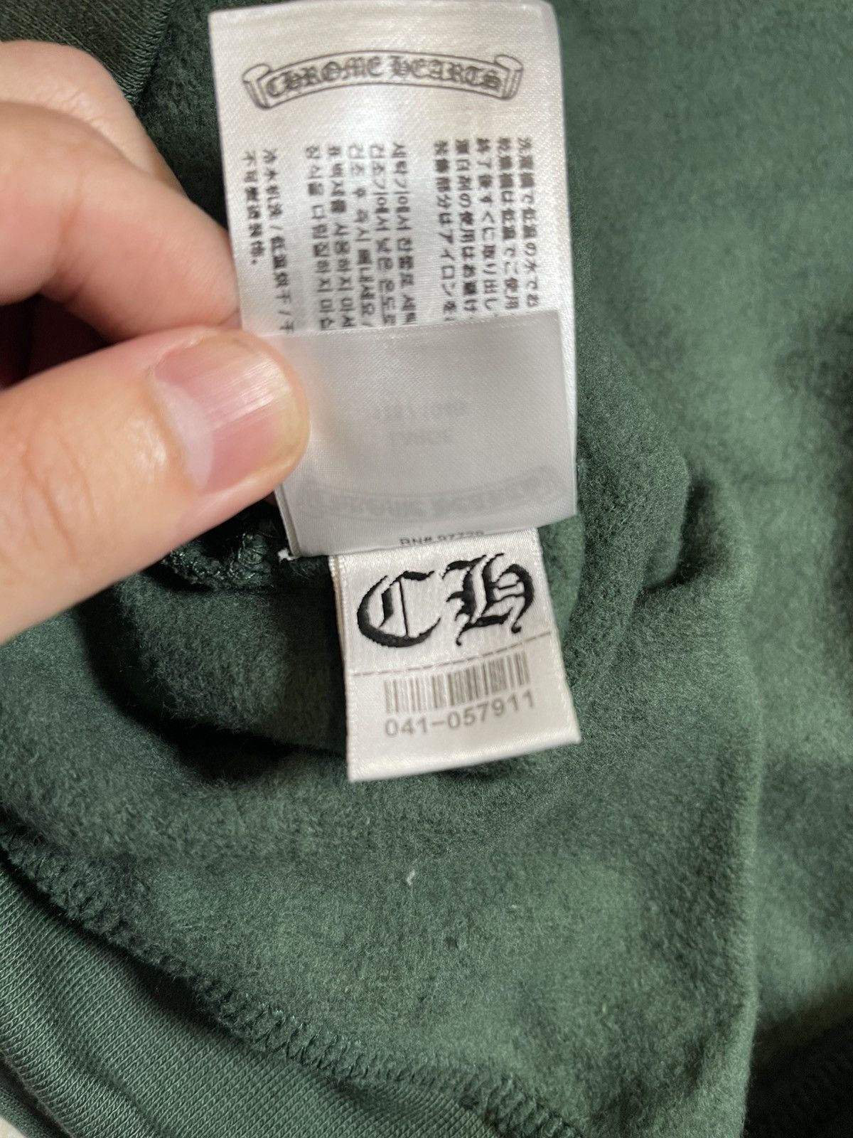 Chrome Hearts × Designer Chrome hearts green pullover hoodie online exclusive Size US L / EU 52-54 / 3 - 6 Thumbnail