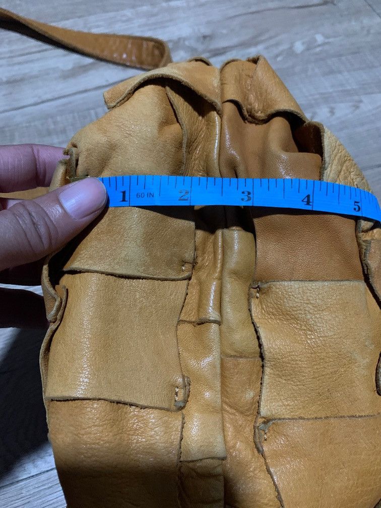 Leather Leather Patches Handbag Kapital Style Size ONE SIZE - 23 Thumbnail