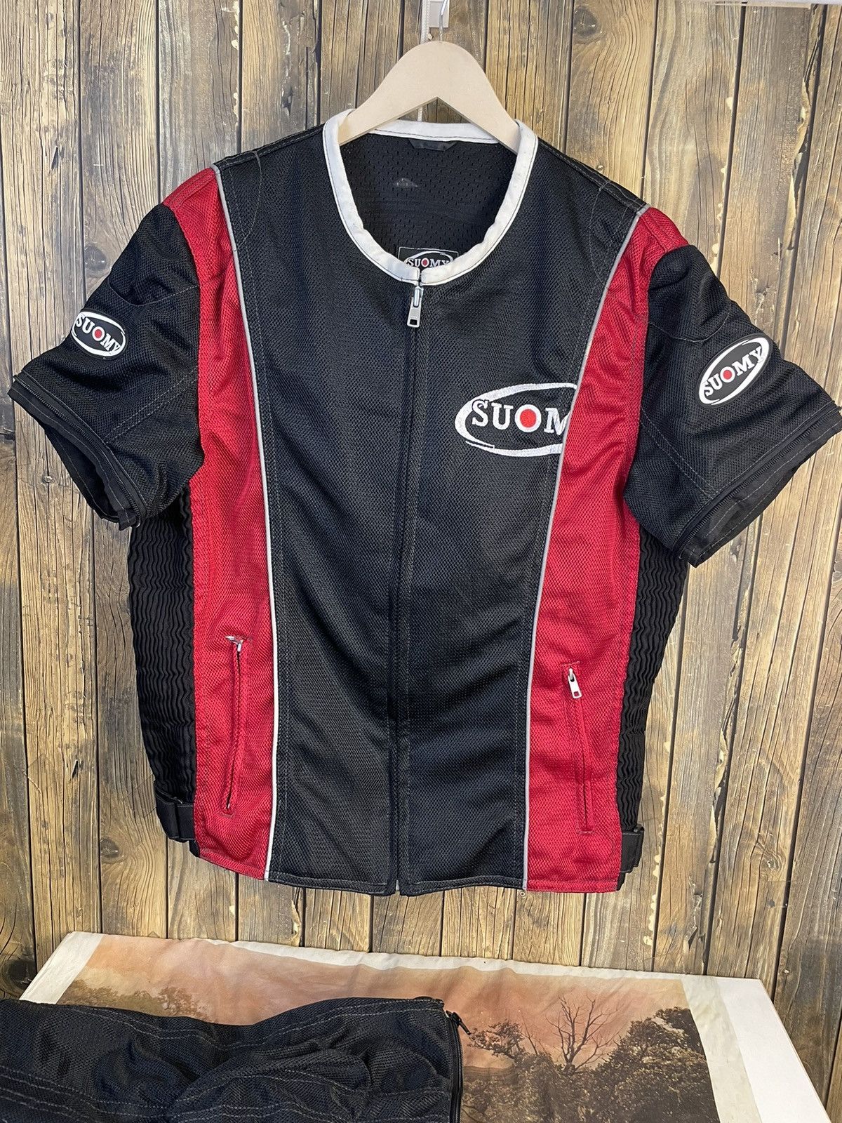 Sports Specialties Vintage Suomy Racing Motorsport Riders Bikers Jacket Size US XL / EU 56 / 4 - 2 Thumbnail