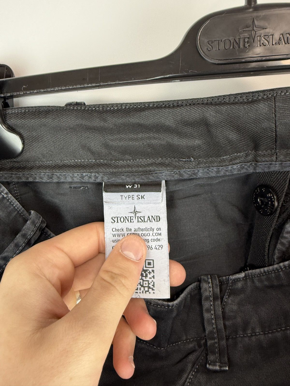 Stone Island Black Stone Island cargo trousers Size US 31 - 8 Thumbnail