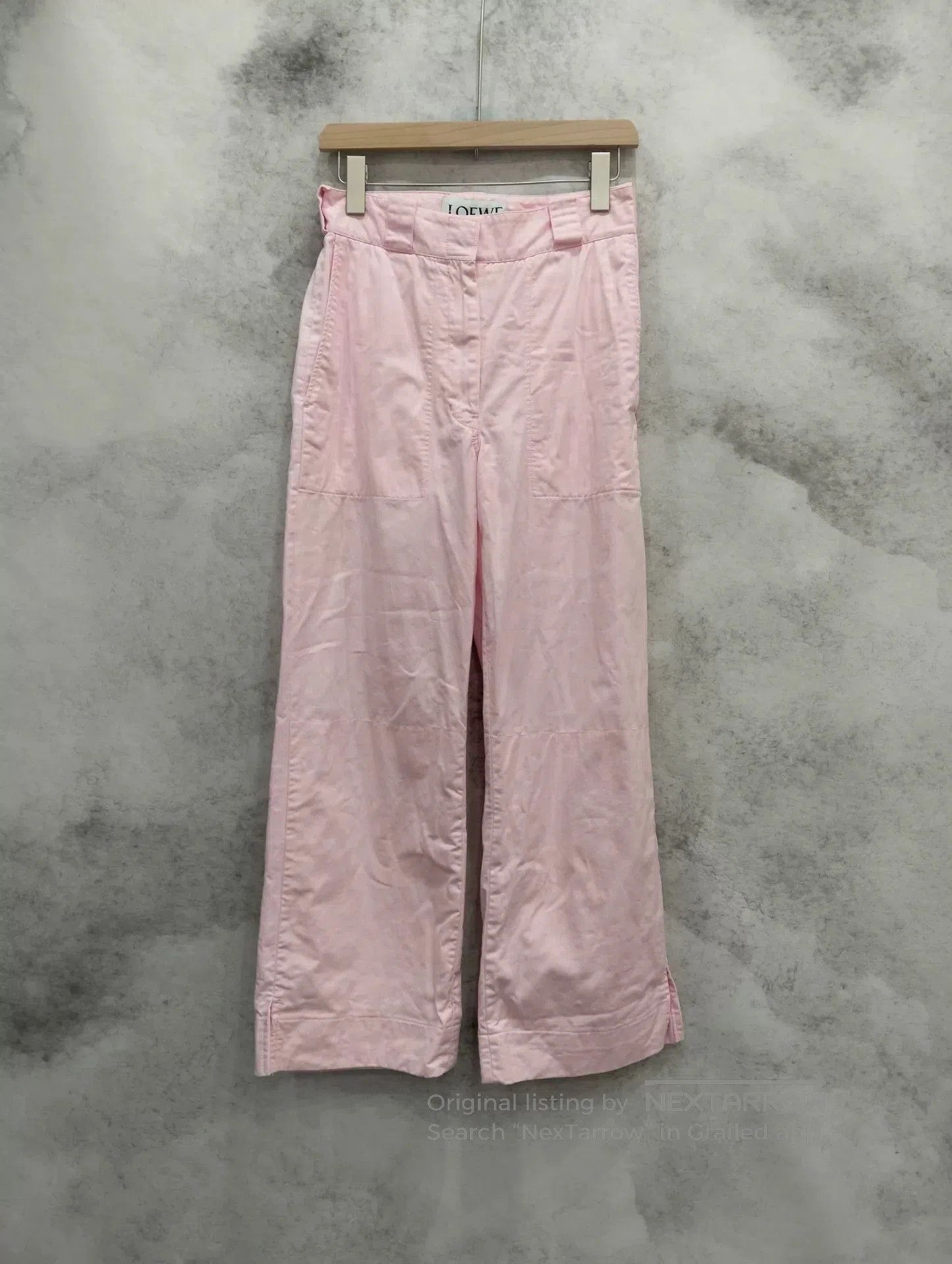 Loewe LOEWE Pink Wide-Leg Casual Pants. Size US 34 / EU 50 - 1 Thumbnail