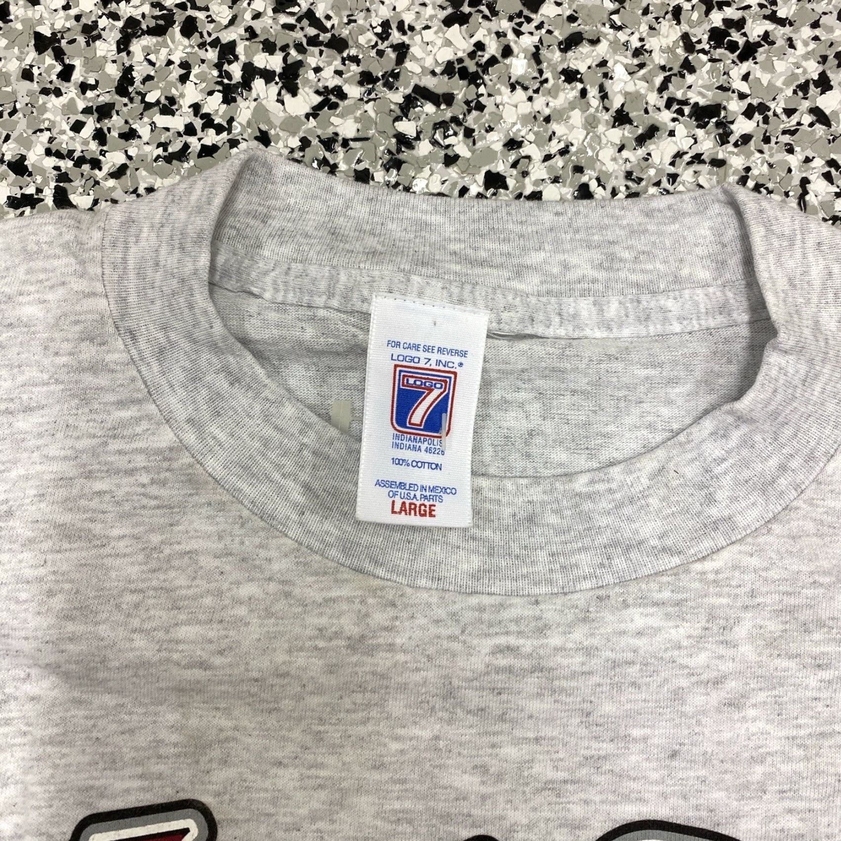 Logo 7 VINTAGE Logo 7 Arizona Cardinals T-Shirt Large Gray Mens 90s Sports NFL Football Logo7 Graphic Print Crew Neck Size US L / EU 52-54 / 3 - 3 Thumbnail