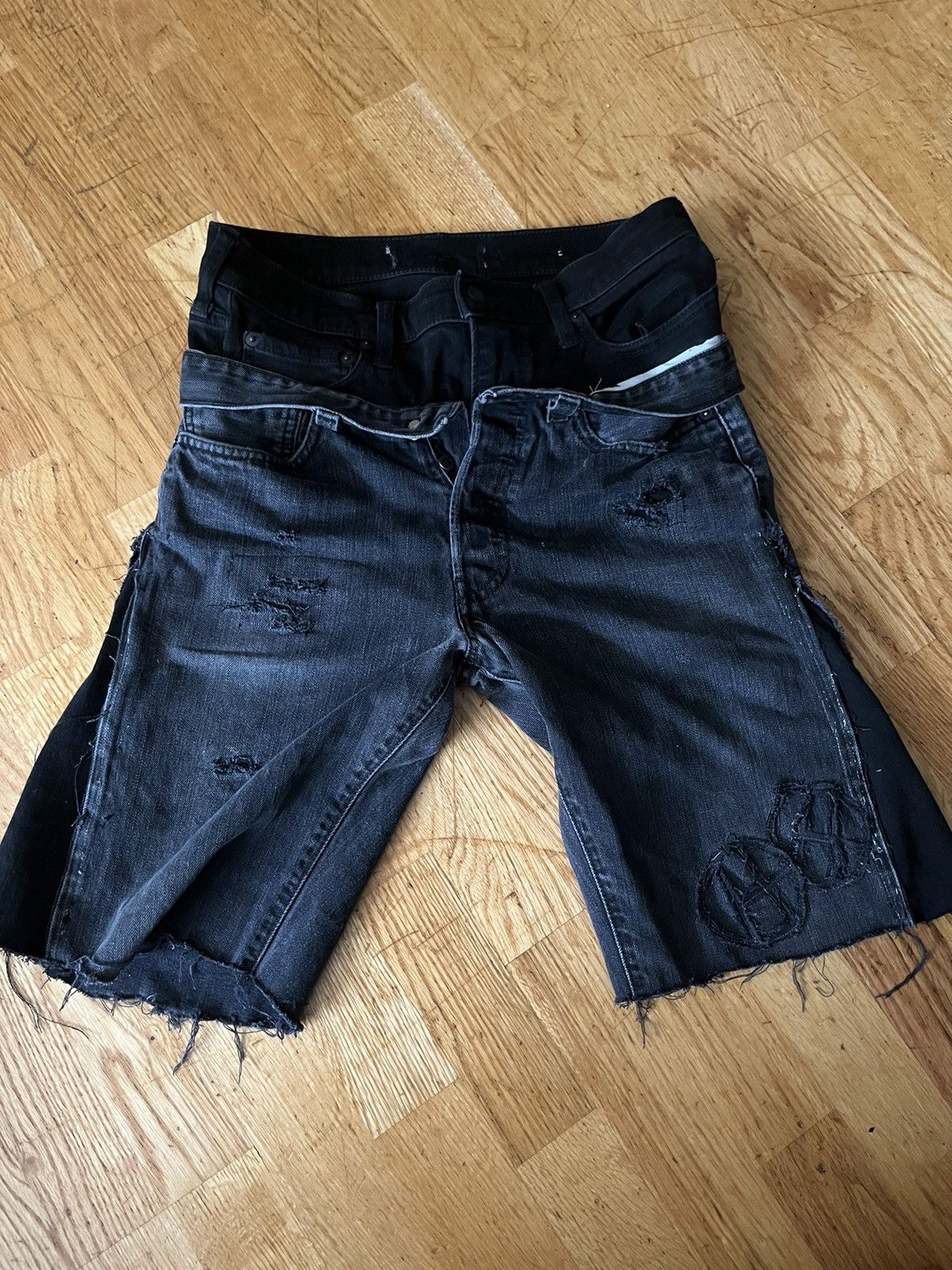 Other double waisted flared jorts Size US 32 / EU 48 - 6 Thumbnail