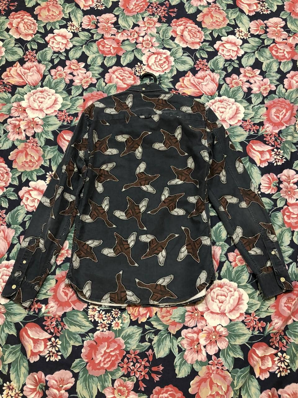 Allsaints Vintage print gray Shirt Allsaints Y2K size XS streetwear Size US XS / EU 42 / 0 - 5 Thumbnail
