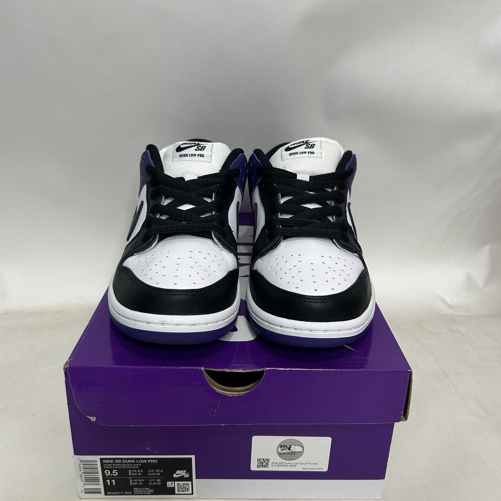 Nike Nike SB Dunk Low Pro “Court Purple” Size US 9.5 / EU 42-43 - 2 Thumbnail