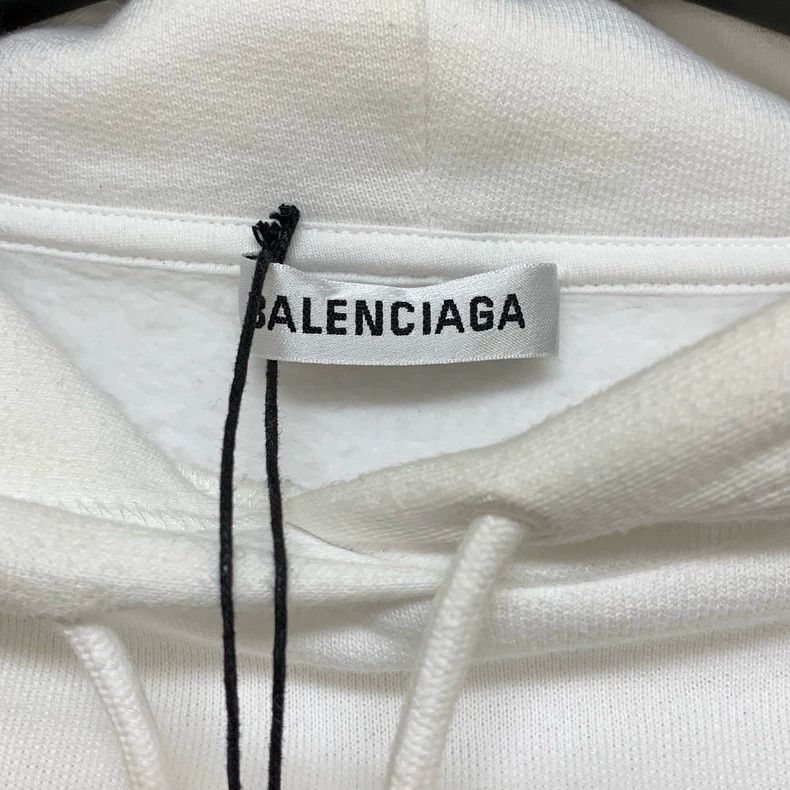 Balenciaga Balenciaga White hooded sweatshirt Size US S / EU 44-46 / 1 - 2 Thumbnail
