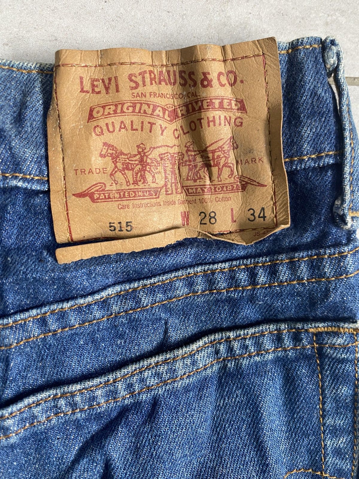Levi's VINTAGE LEVIS 515 Size US 27 - 14 Thumbnail