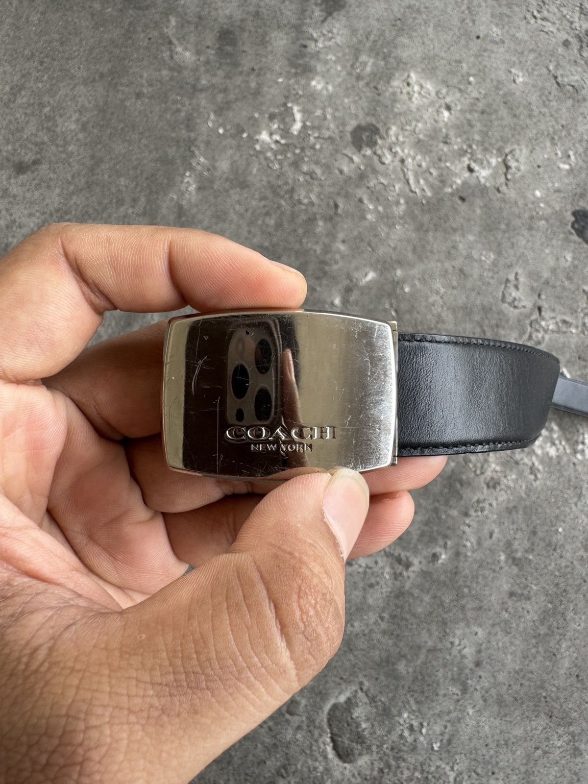Coach Coach Black Leather Belt Size ONE SIZE - 2 Thumbnail