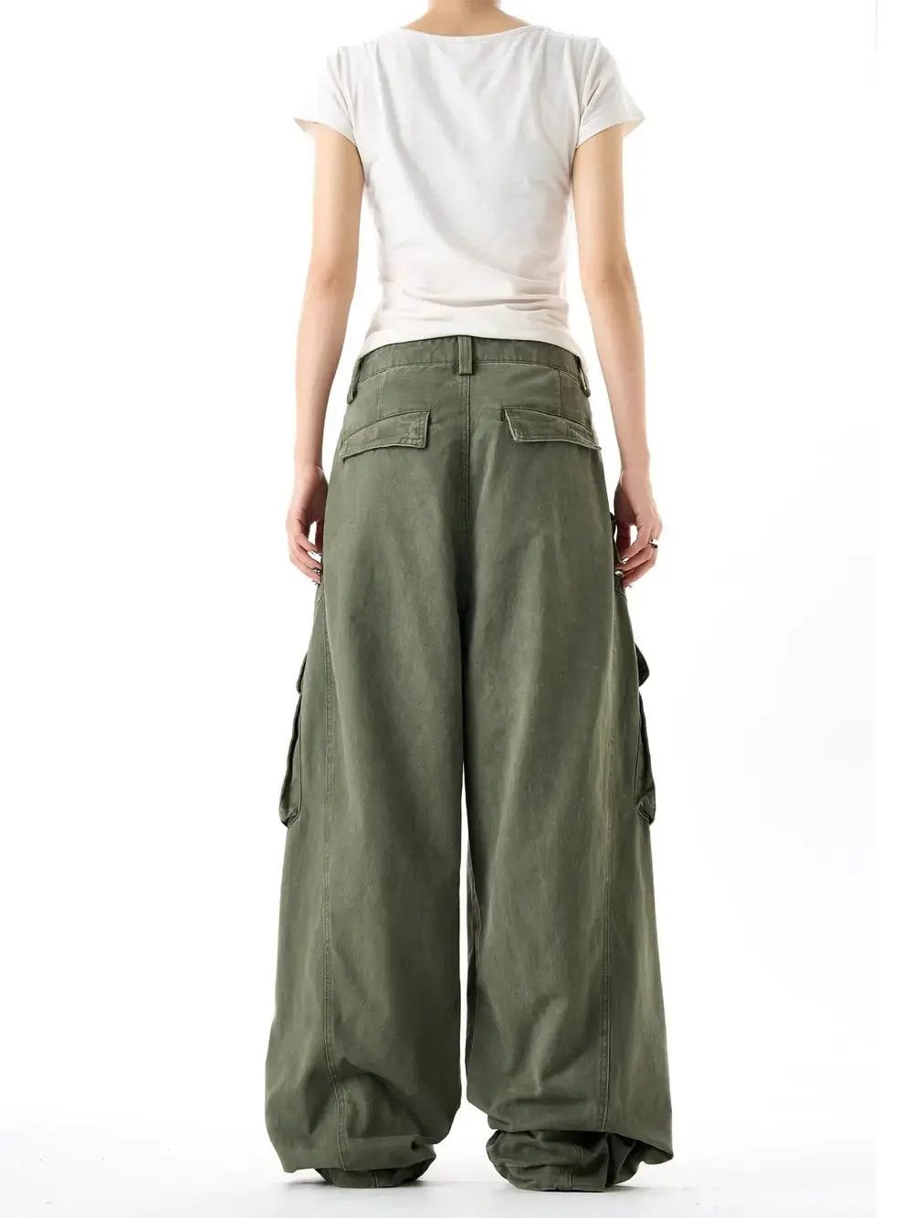 Japanese Brand × Vintage Retro Deconstructed Loose Casual Pants Size US 30 / EU 46 - 2 Thumbnail