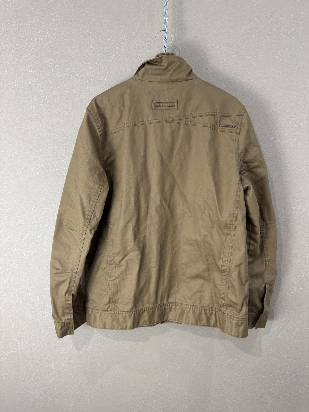 Oakley Oakley Jacket Full Zip Size L Cotton Gray Size US M / EU 48-50 / 2 - 2 Thumbnail