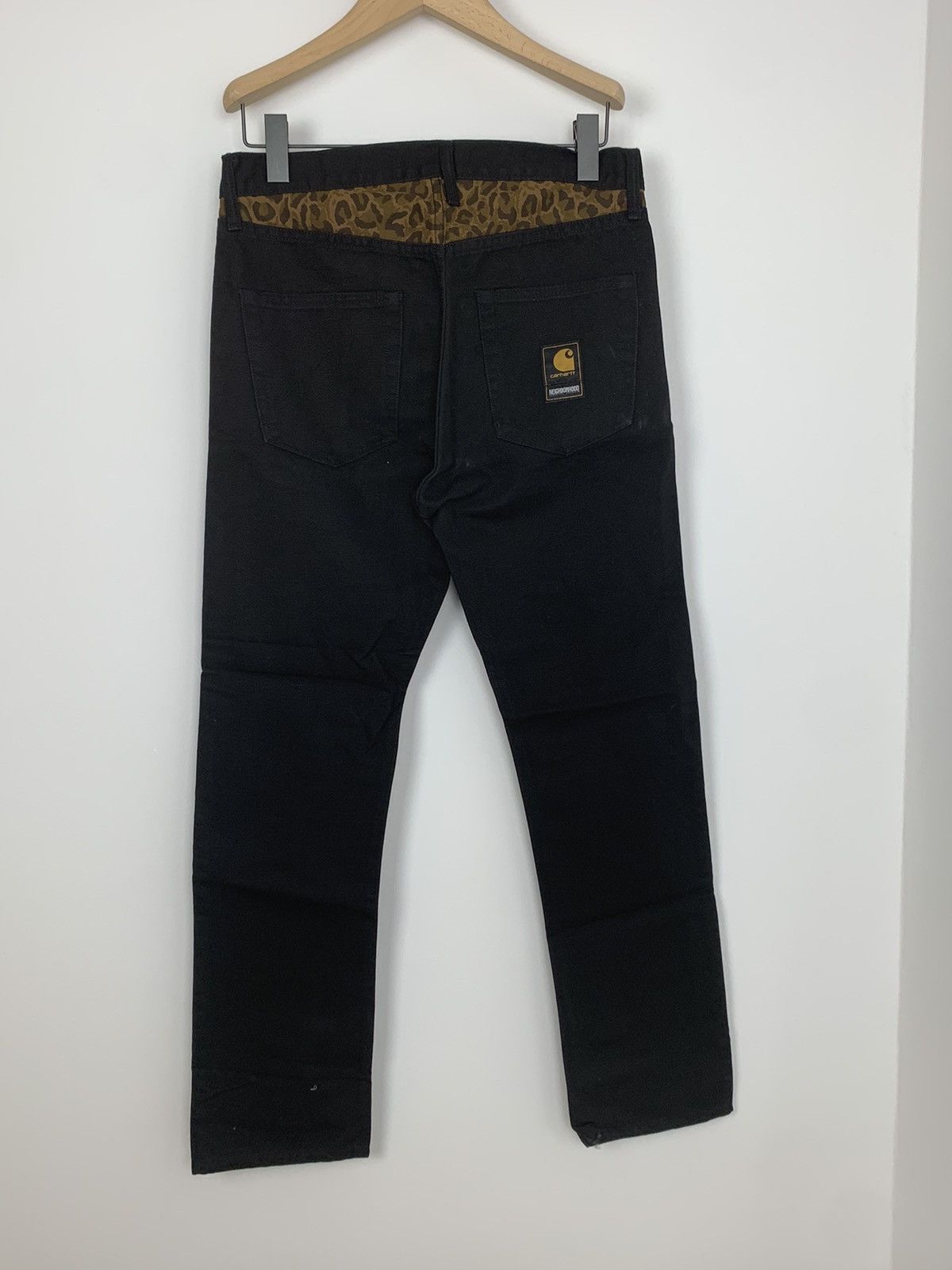 image of Carhartt Wip x Neighborhood Deep Mid Pant M Medium in Black, Men's (Size 32)