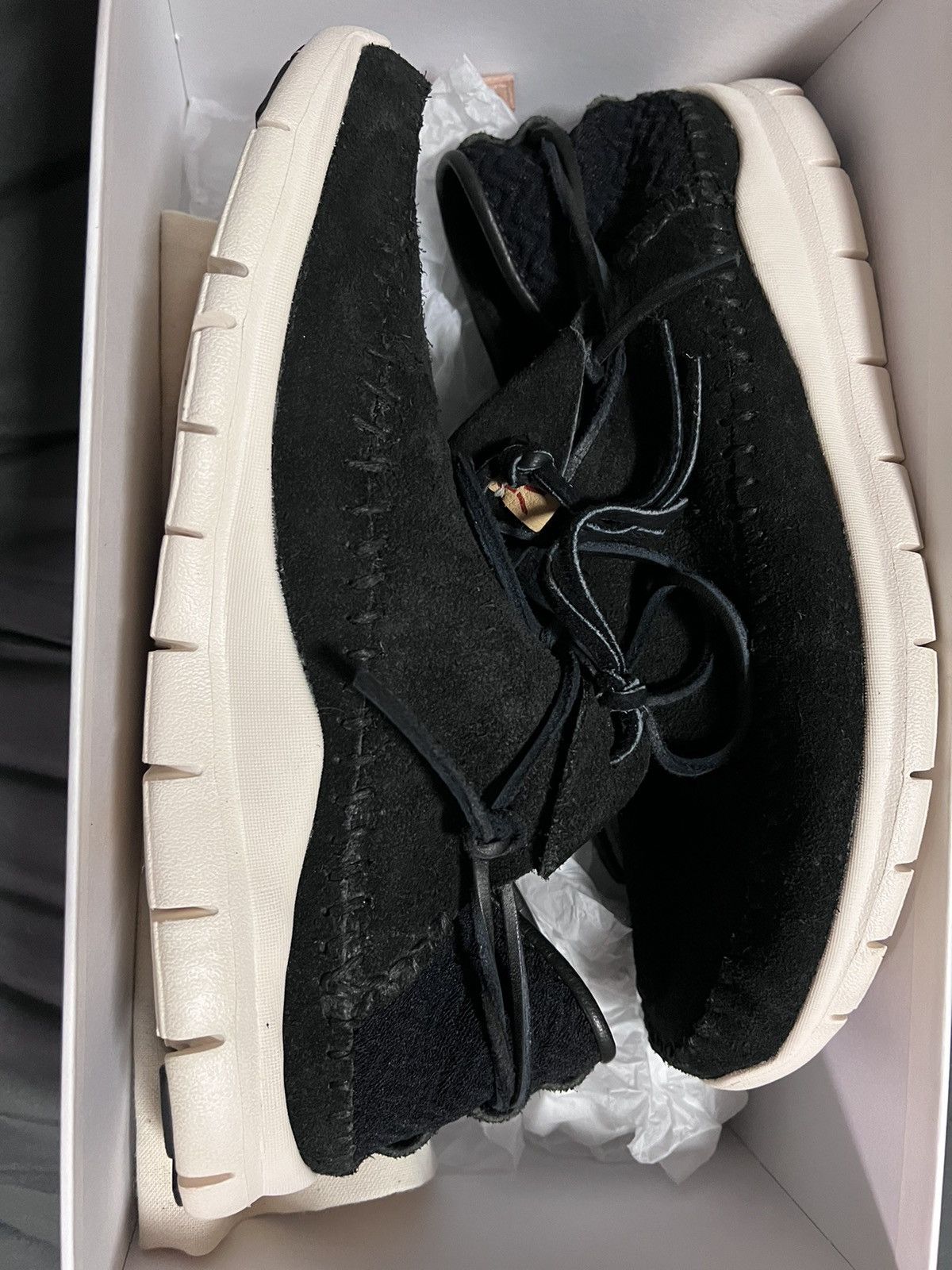 VISVIM Ute Moc Trainer-Folk(Veg Suede) Black 10.5