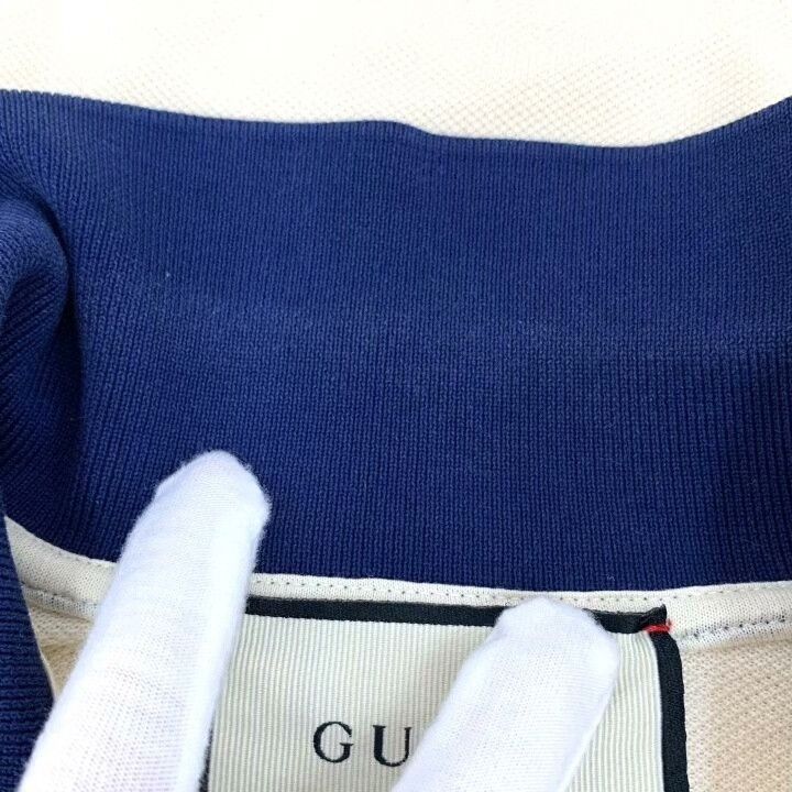 Gucci Gucci Beige Double G Logo Polo Shirt Size US XS / EU 42 / 0 - 7 Thumbnail