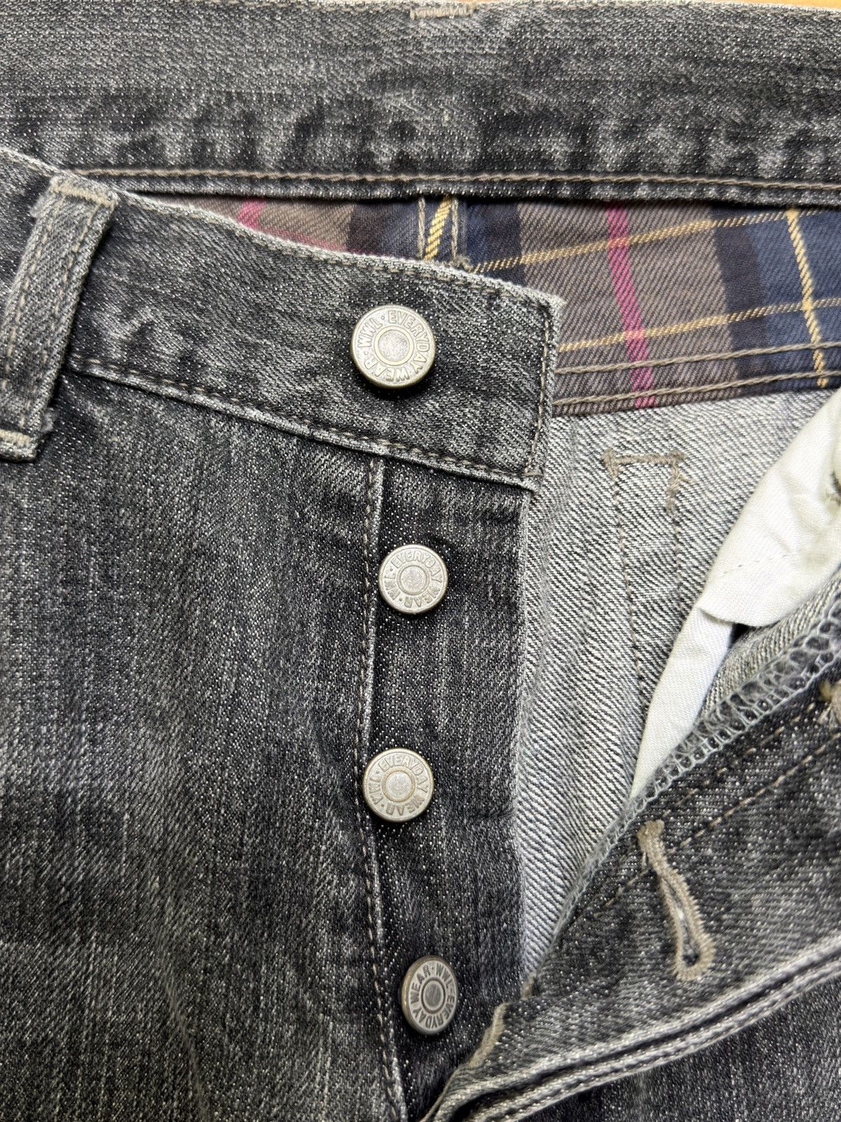 Japanese Brand Vintage WWL EVERYDAY Tartan Checked Zipper Ankle Denim Pant Size US 31 - 8 Thumbnail