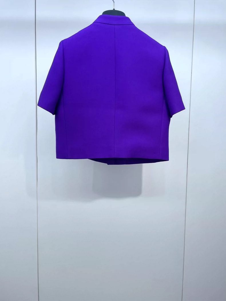 Dior Dior Purple Short Sleeve Top-2505 Size XS / US 0-2 / IT 36-38 - 2 Thumbnail