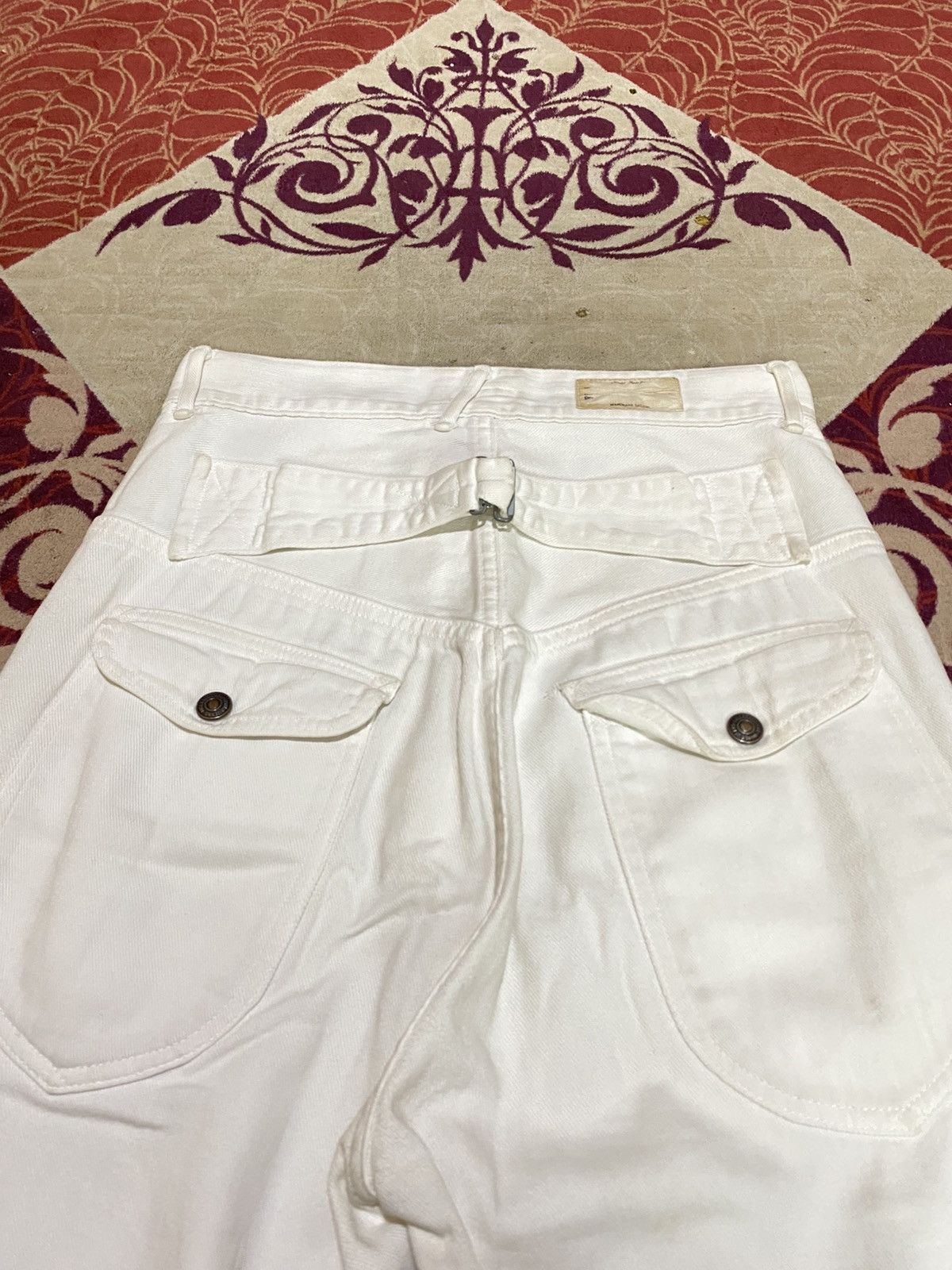 Kapital Kapital Japan Walt Pants White Denim Size US 26 / EU 42 - 13 Thumbnail