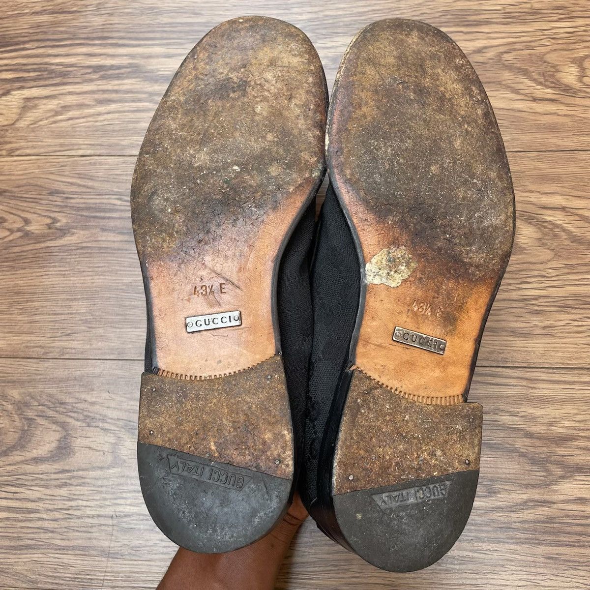 Gucci Gucci Monogram Horsebit Loafer Size US 10.5 / EU 43-44 - 12 Thumbnail