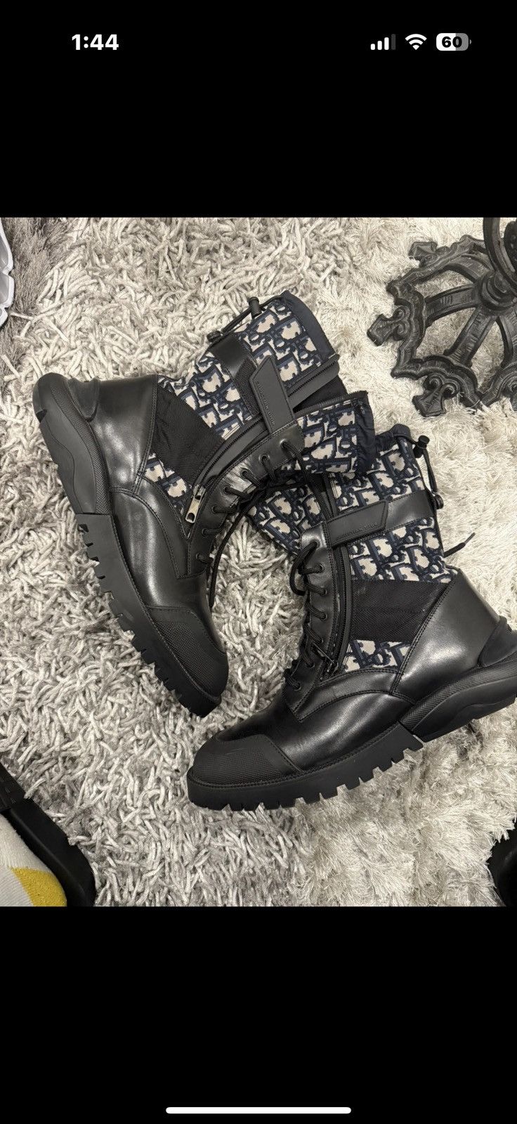 Dior Dior x kim jones oblique boots men’s Size US 10 / EU 43 - 3 Thumbnail