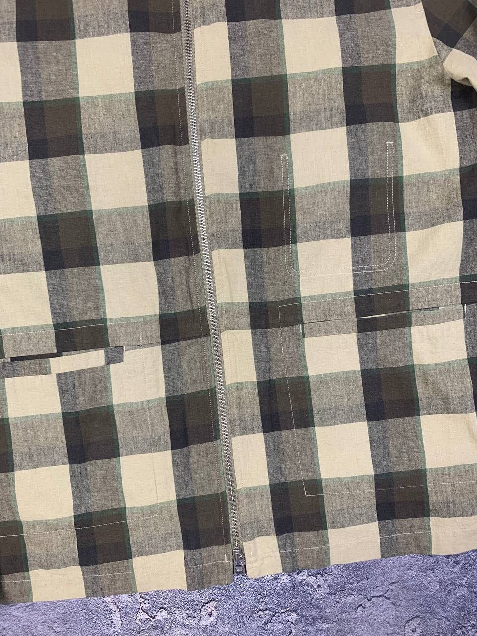 Folk Folk Men’s Zip Ovesrhirt Jacket Multi Check Size L (3) Size US L / EU 52-54 / 3 - 7 Thumbnail