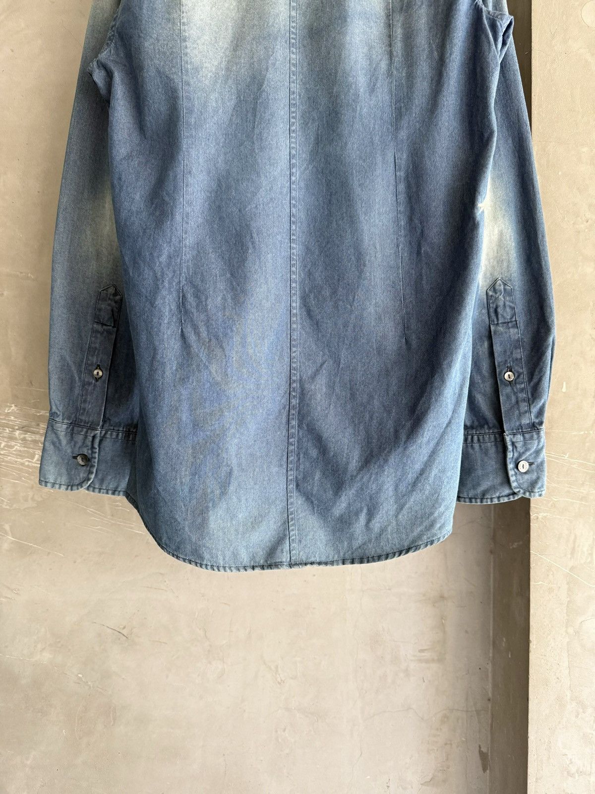 Dolce & Gabbana DOLCE&GABBANA 2005SS Eagle Embroidered Denim Shirt Jacket Size US S / EU 44-46 / 1 - 8 Thumbnail