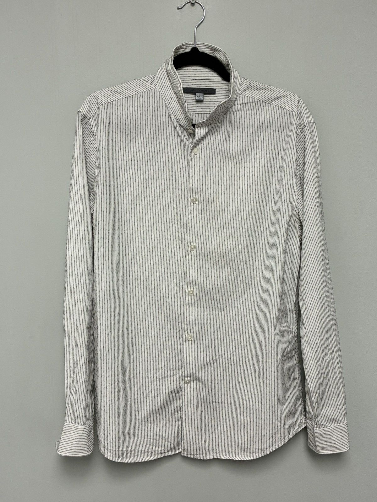 John Varvatos Irregular Stripe Shirt Size Medium. Size US M / EU 48-50 / 2 - 8 Thumbnail
