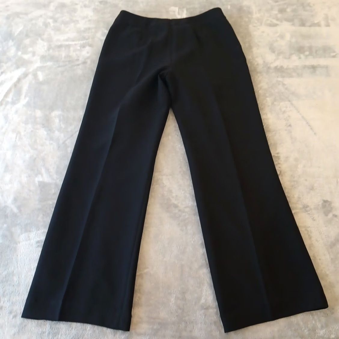 Jones New York Jones New York Dress Pants Womens Size 10 Black Bootcut 32x31.5 Mid Rise Lined Pants Womens Menswear Fit Size 32" / US 10 / IT 46 - 2 Thumbnail