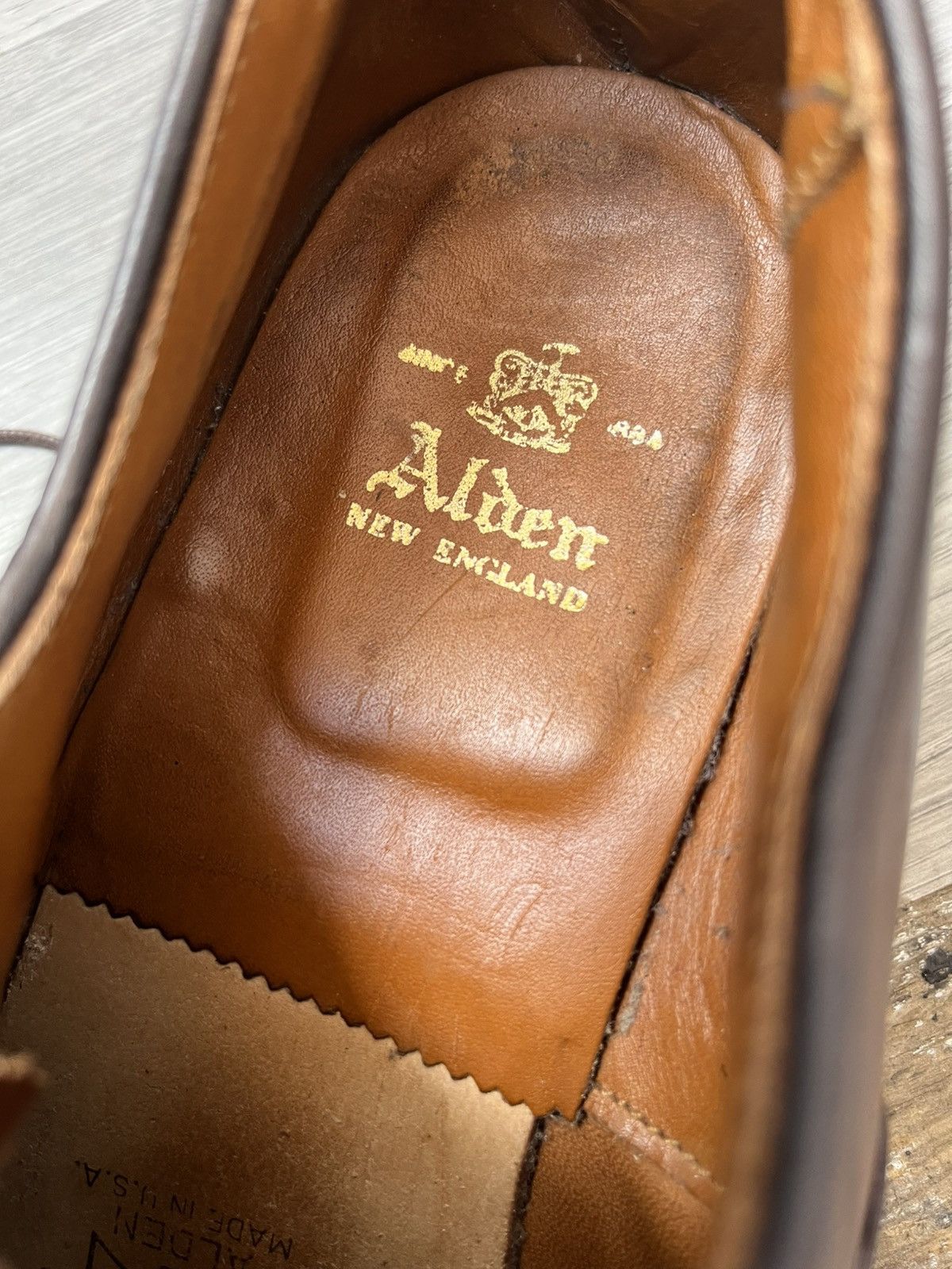 Alden Alden shell cordovan cap-toe oxford leather shoes us 9C/E Size US 7.5 / EU 40-41 - 14 Thumbnail