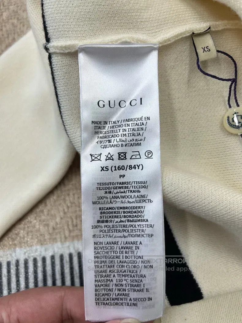 Gucci Gucci Black and white colour block double G embroidery log Size XS / US 0-2 / IT 36-38 - 4 Thumbnail