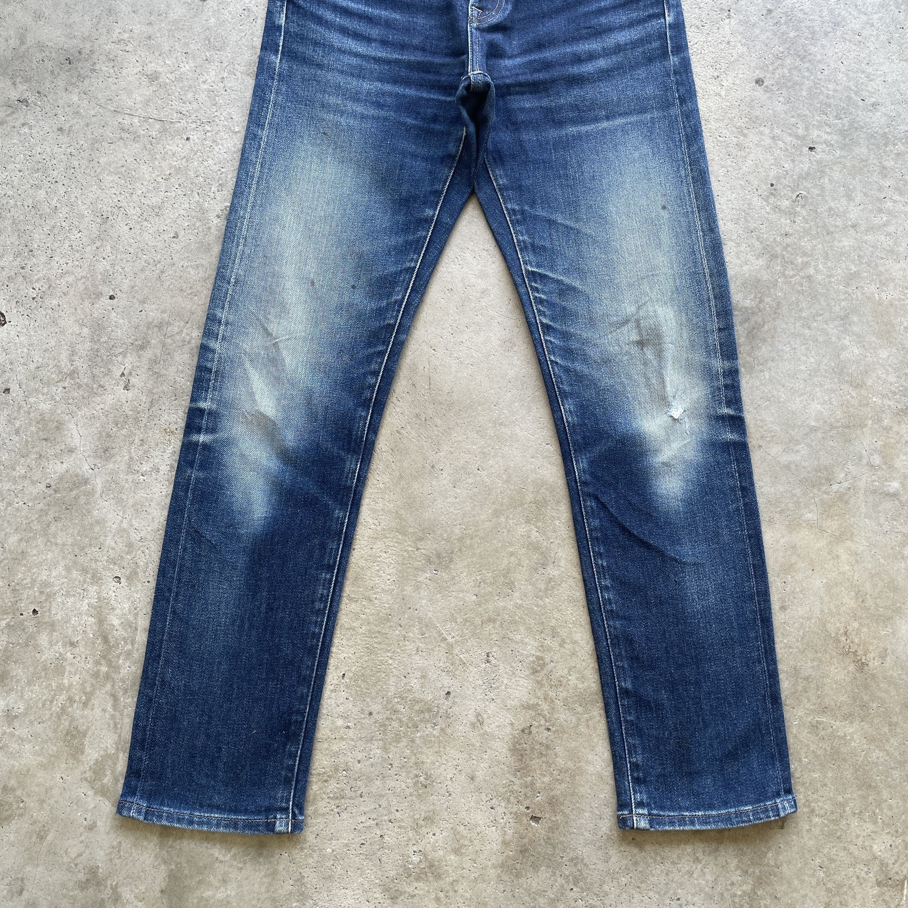 Japanese Brand VINTAGE JAPANESE JEANS FADED SELVEDGE PANTS DENIM W30 Size US 30 / EU 46 - 4 Thumbnail