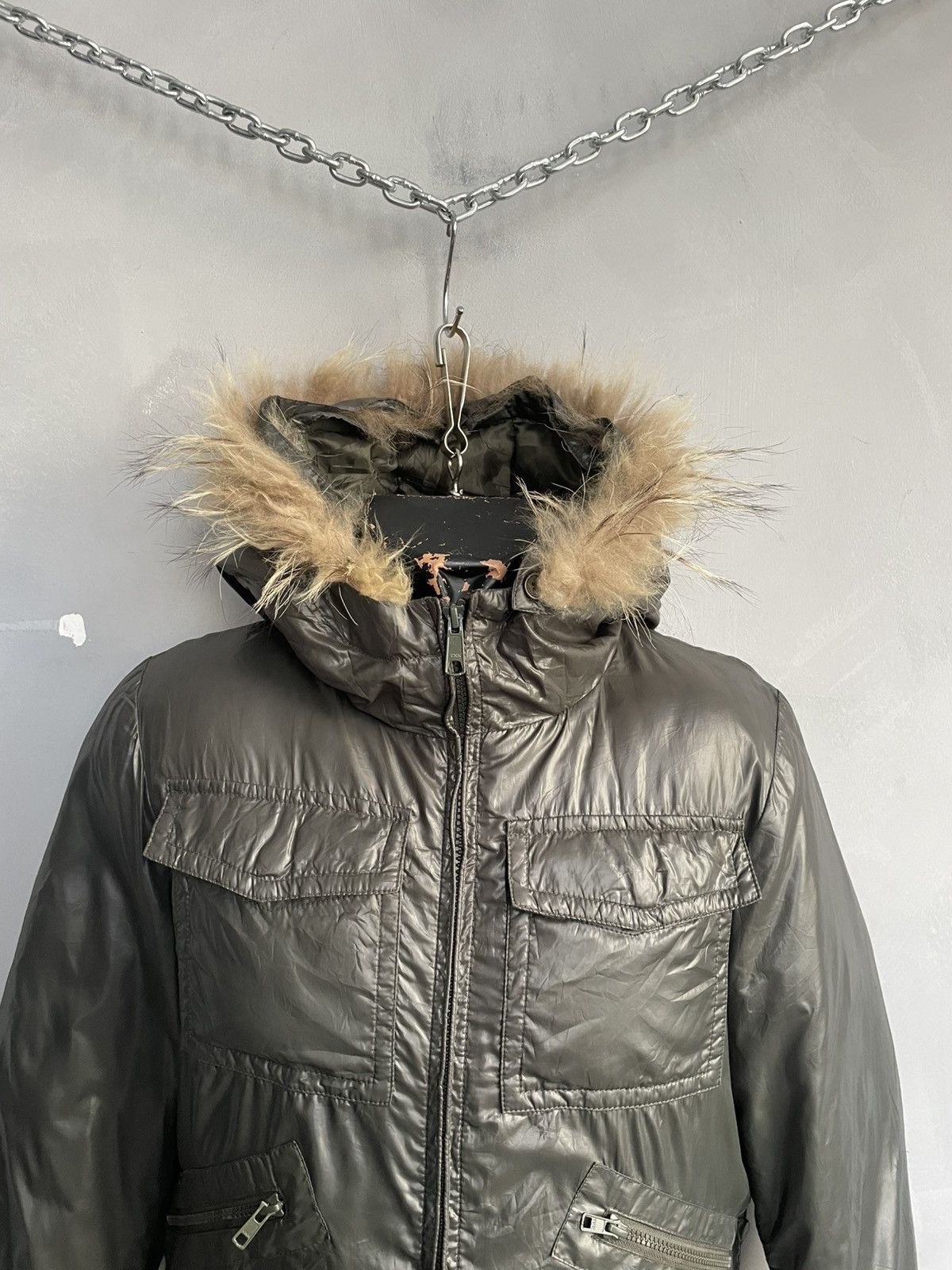 If Six Was Nine If six was nine fue hood puffer jacket rick owens style y2k Size US M / EU 48-50 / 2 - 2 Thumbnail