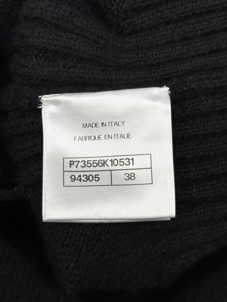 Chanel Chanel Black V-neck cashmere knitted dress Size XS / US 0-2 / IT 36-38 - 5 Thumbnail