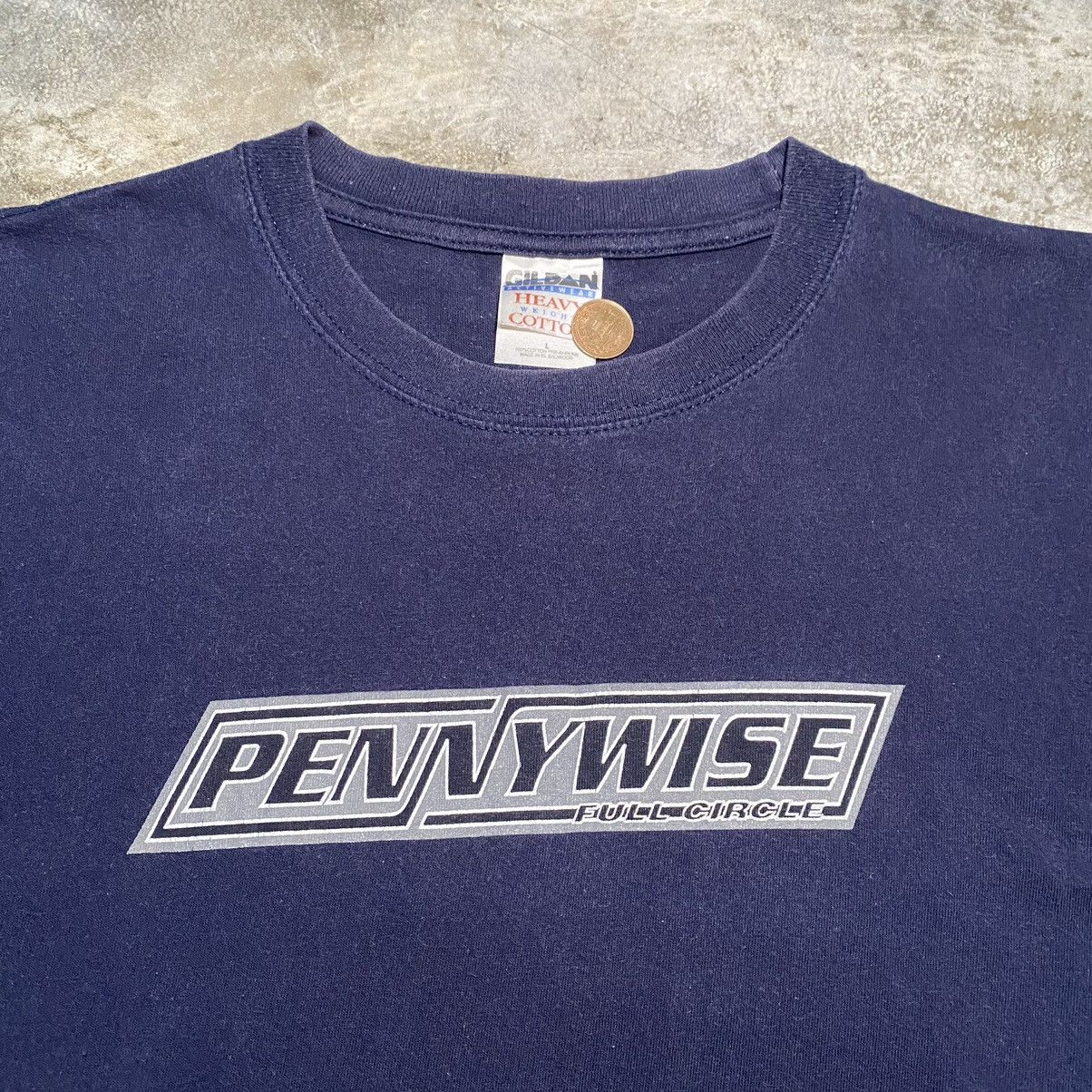 Band Tees VINTAGE 90s PENNYWISE FULL CIRCLE ALBUM BAND TEE Size US L / EU 52-54 / 3 - 3 Thumbnail